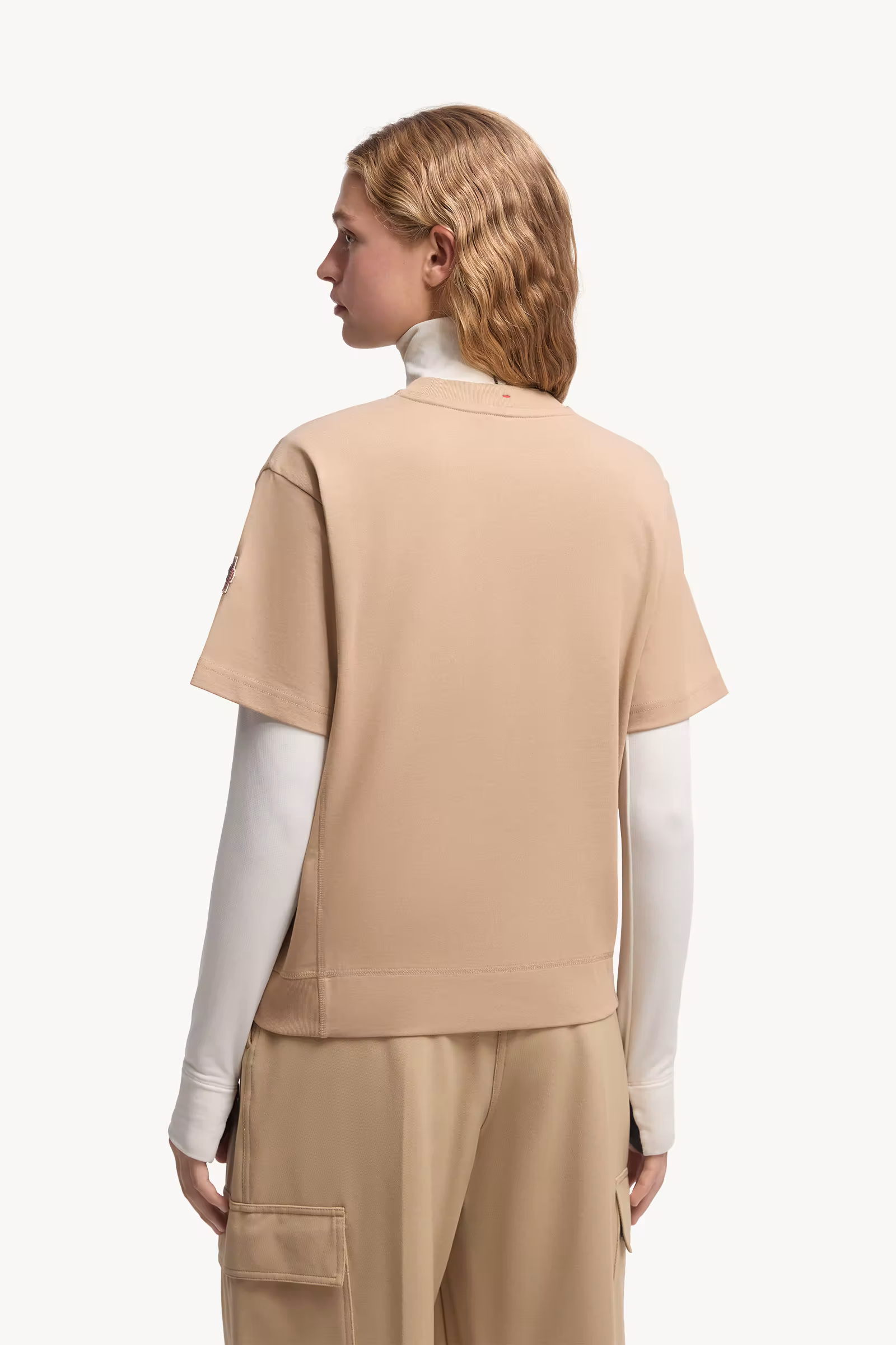 Embossed Logo Cotton T-Shirt
