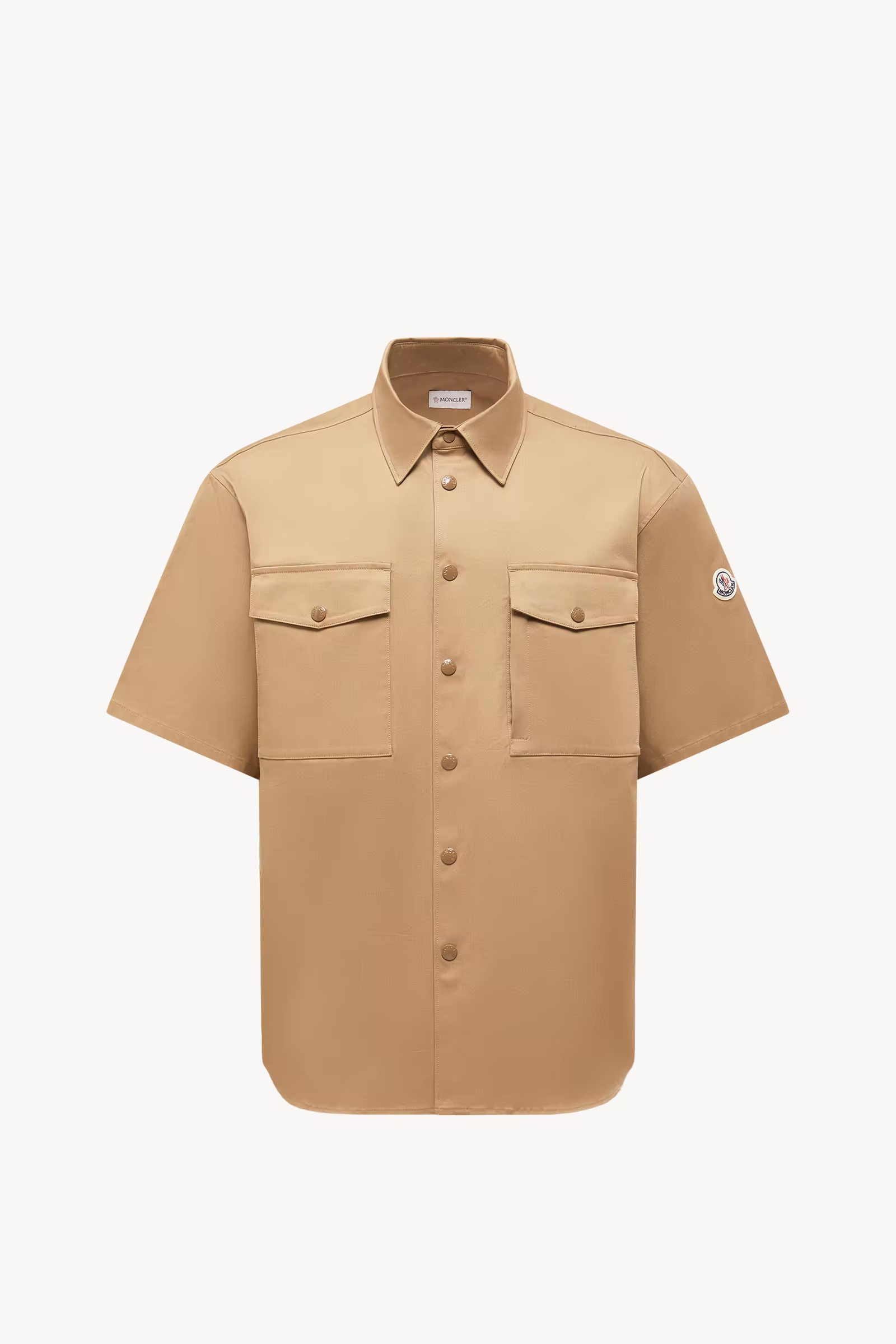 Cotton Gabardine Short Sleeve Shirt