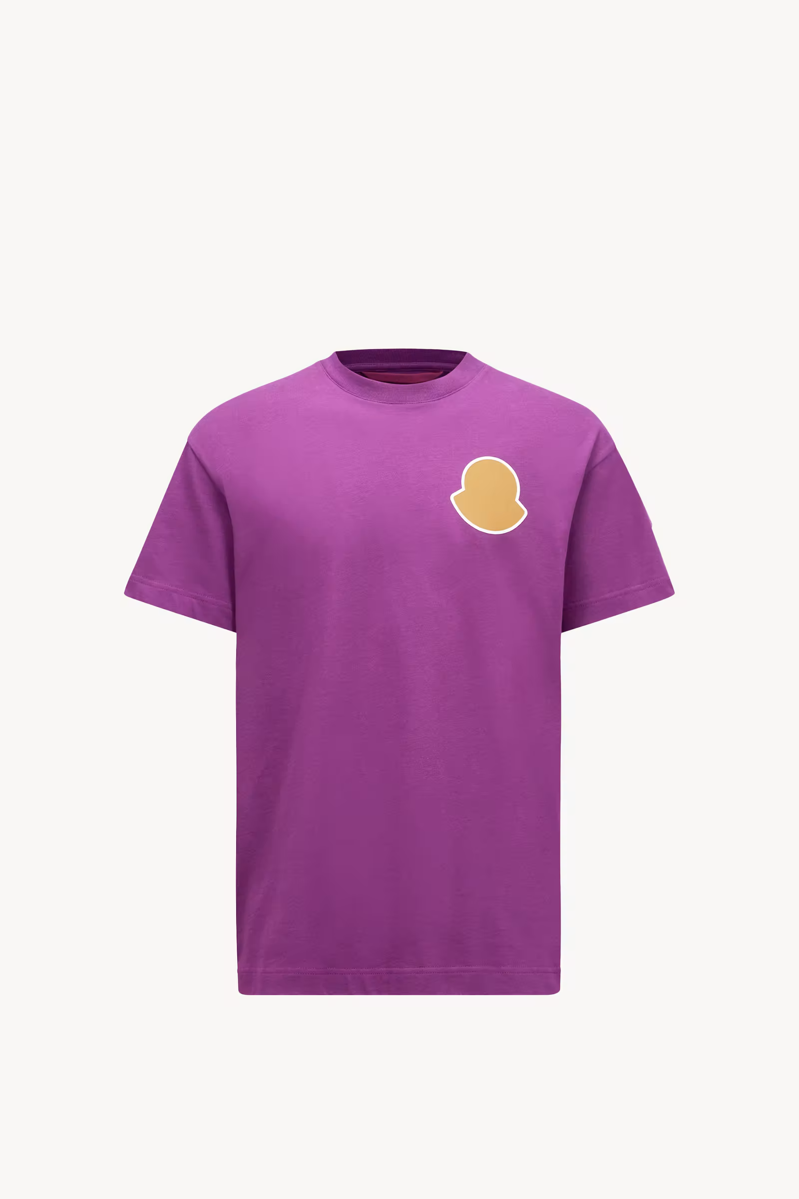 Curved Logo Cotton T-Shirt