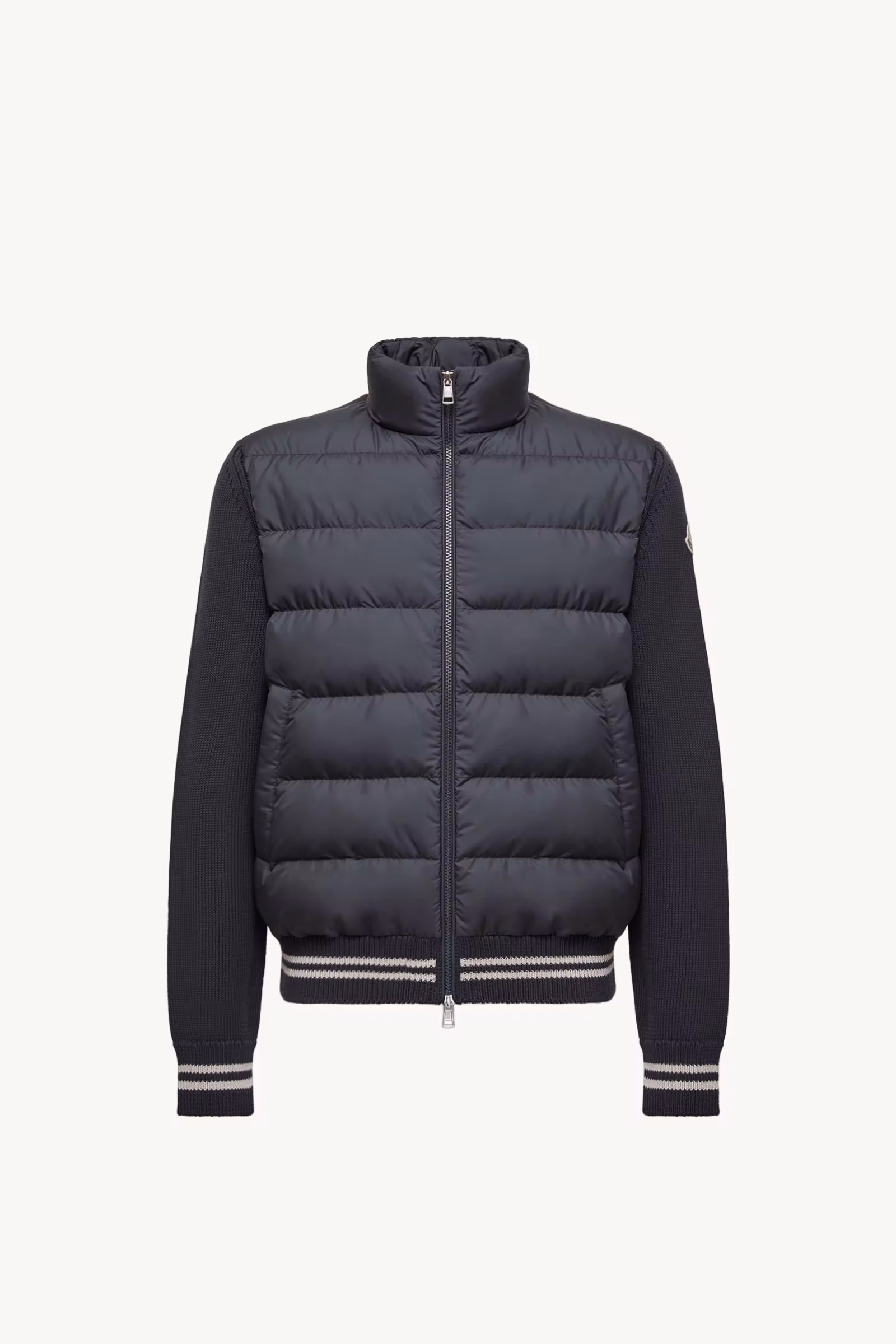 Padded Cotton Cardigan