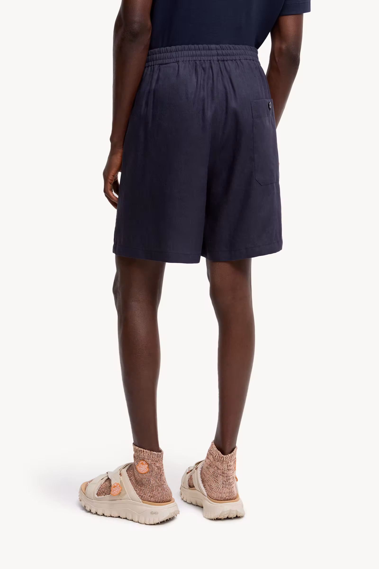 Moncler x Gilga Farm by Donald Glover Linen Blend Shorts