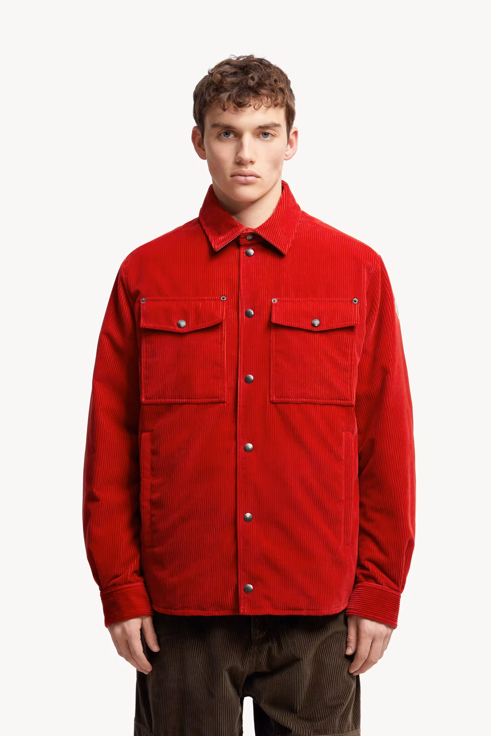 Ambroisie Corduroy Down Shirt Jacket
