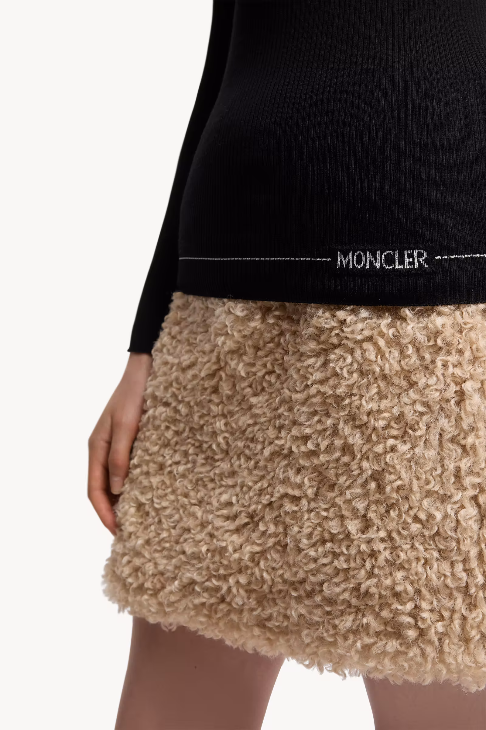 Logo Wool Turtleneck Sweater