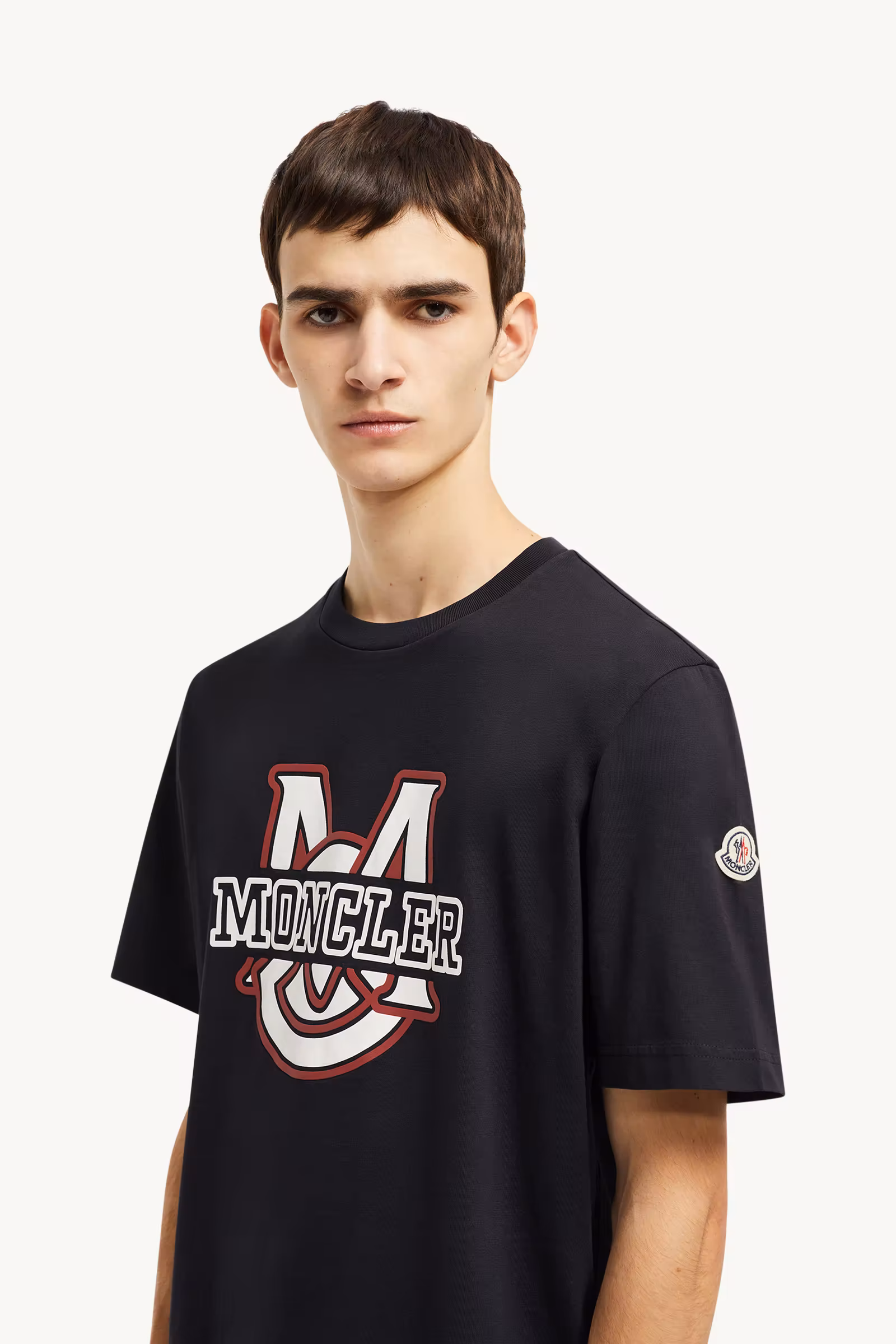 Varsity Logo Motif Cotton T-shirt