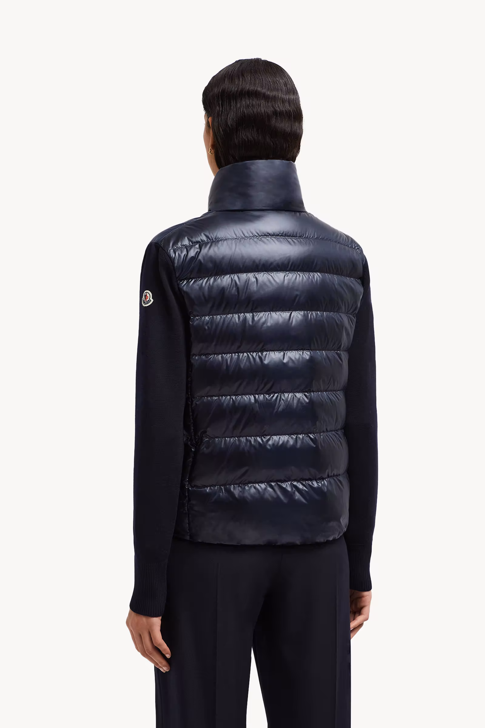 Padded Wool Cardigan