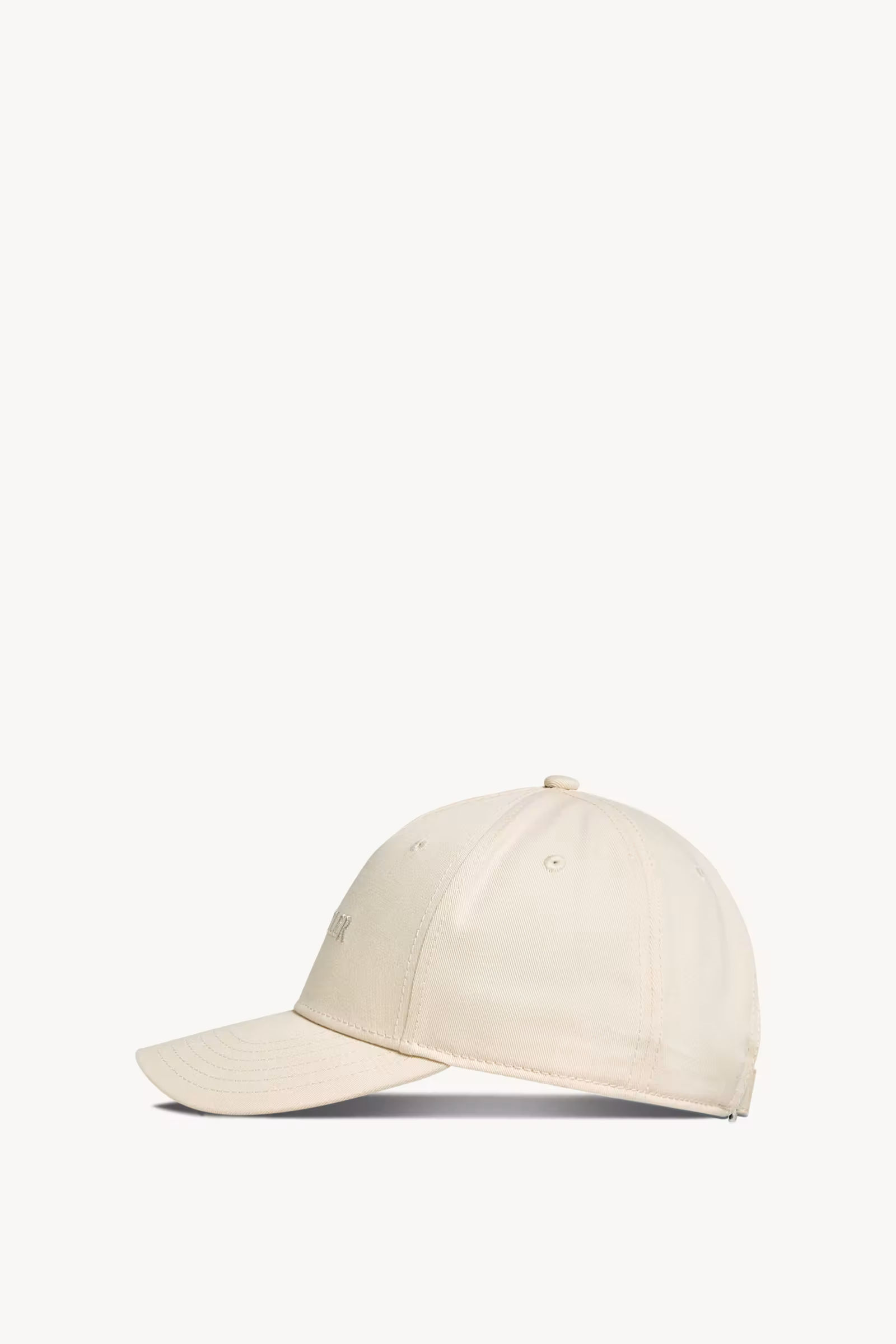 Embroidered Logo Gabardine Baseball Cap