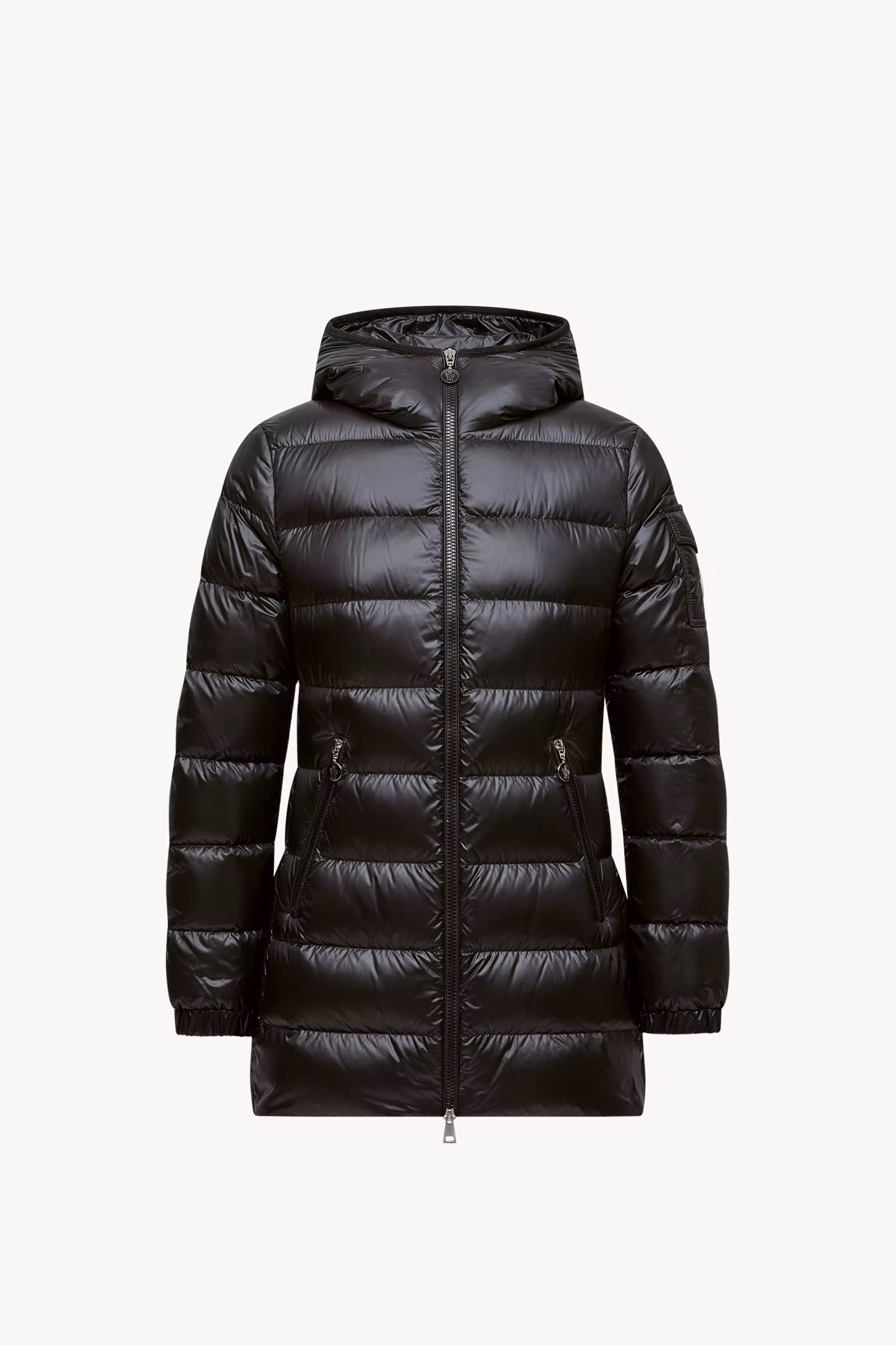 Glements Hooded Mid-Length Down Jacket