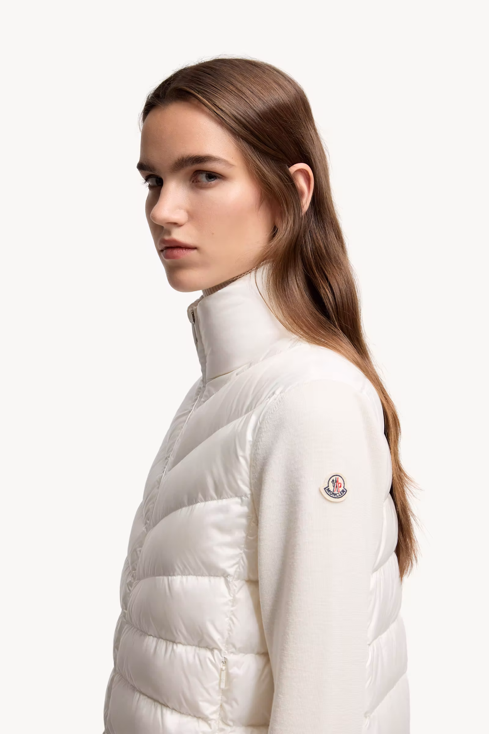 Padded Wool Cardigan