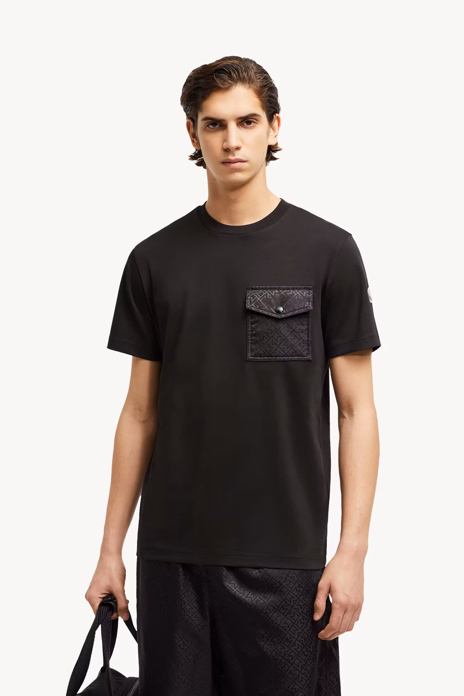 Monogram Cotton T-Shirt With Pocket