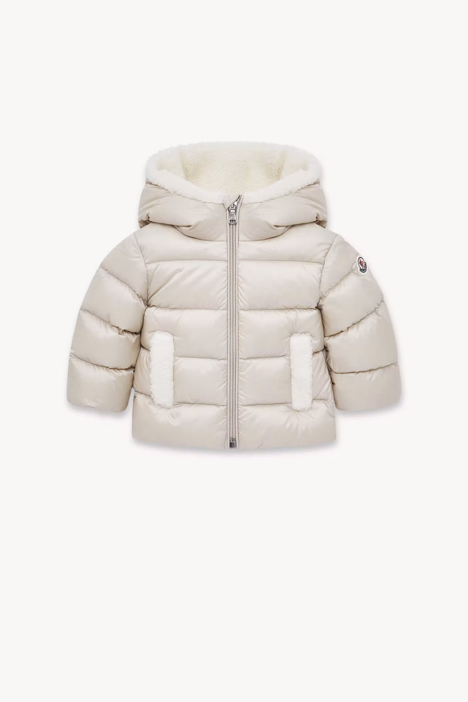 Borgan Hooded Teddy-Trimmed Down Jacket