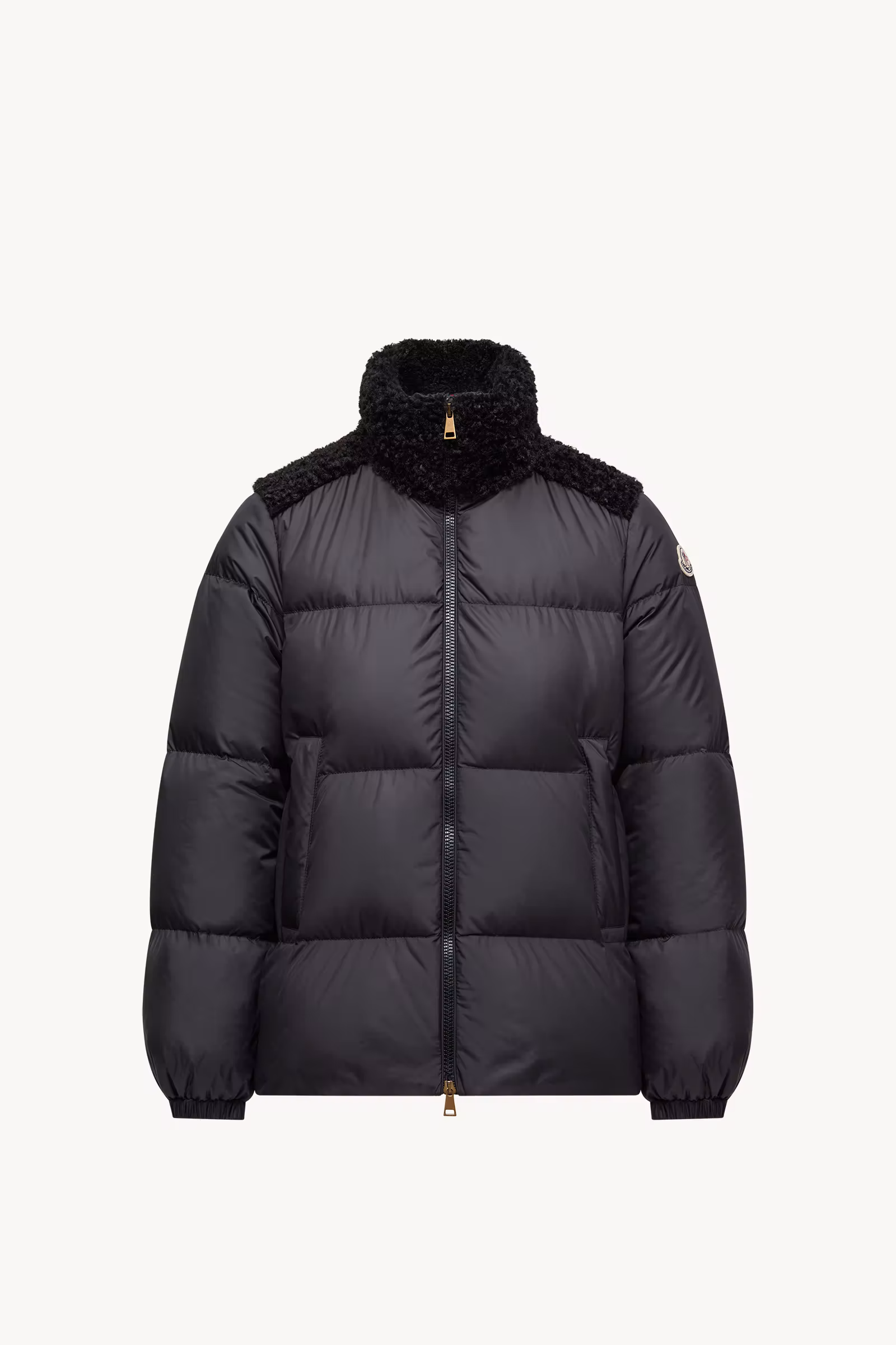 Esnaie Teddy-Trimmed Short Down Jaket