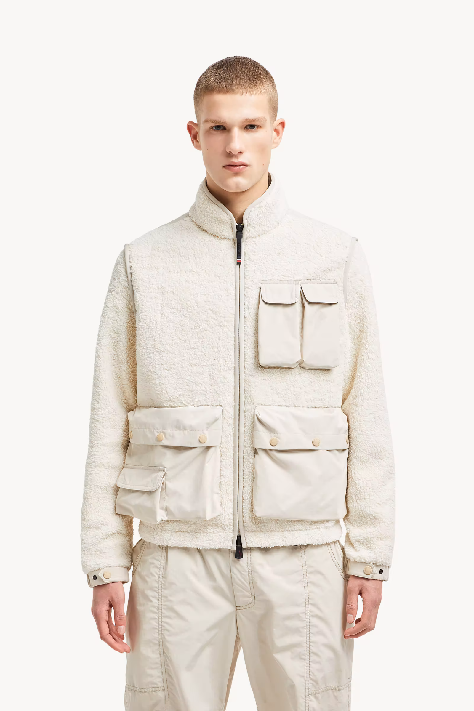 Padded Teddy Zip-Up Sweatshirt