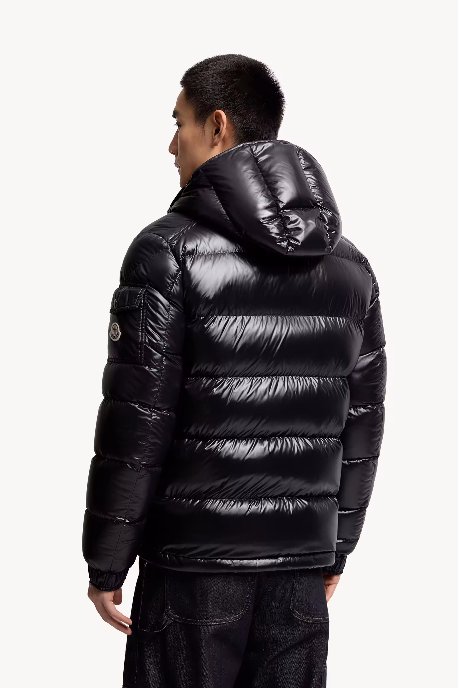 Moncler Maya Hooded Short Down Jacket