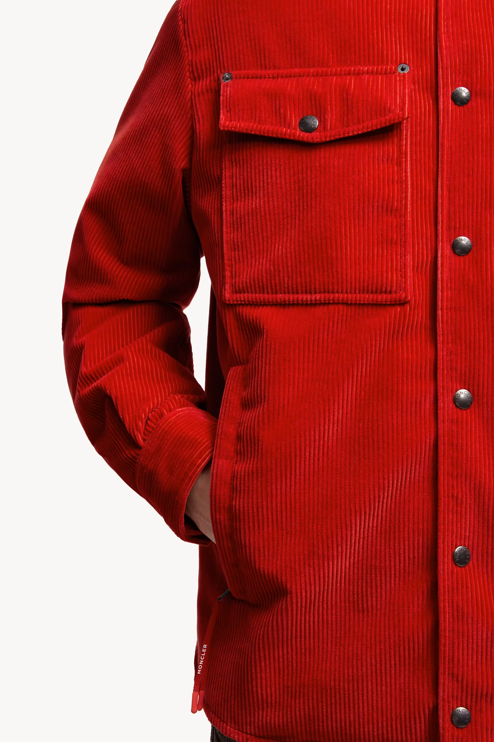 Ambroisie Corduroy Down Shirt Jacket