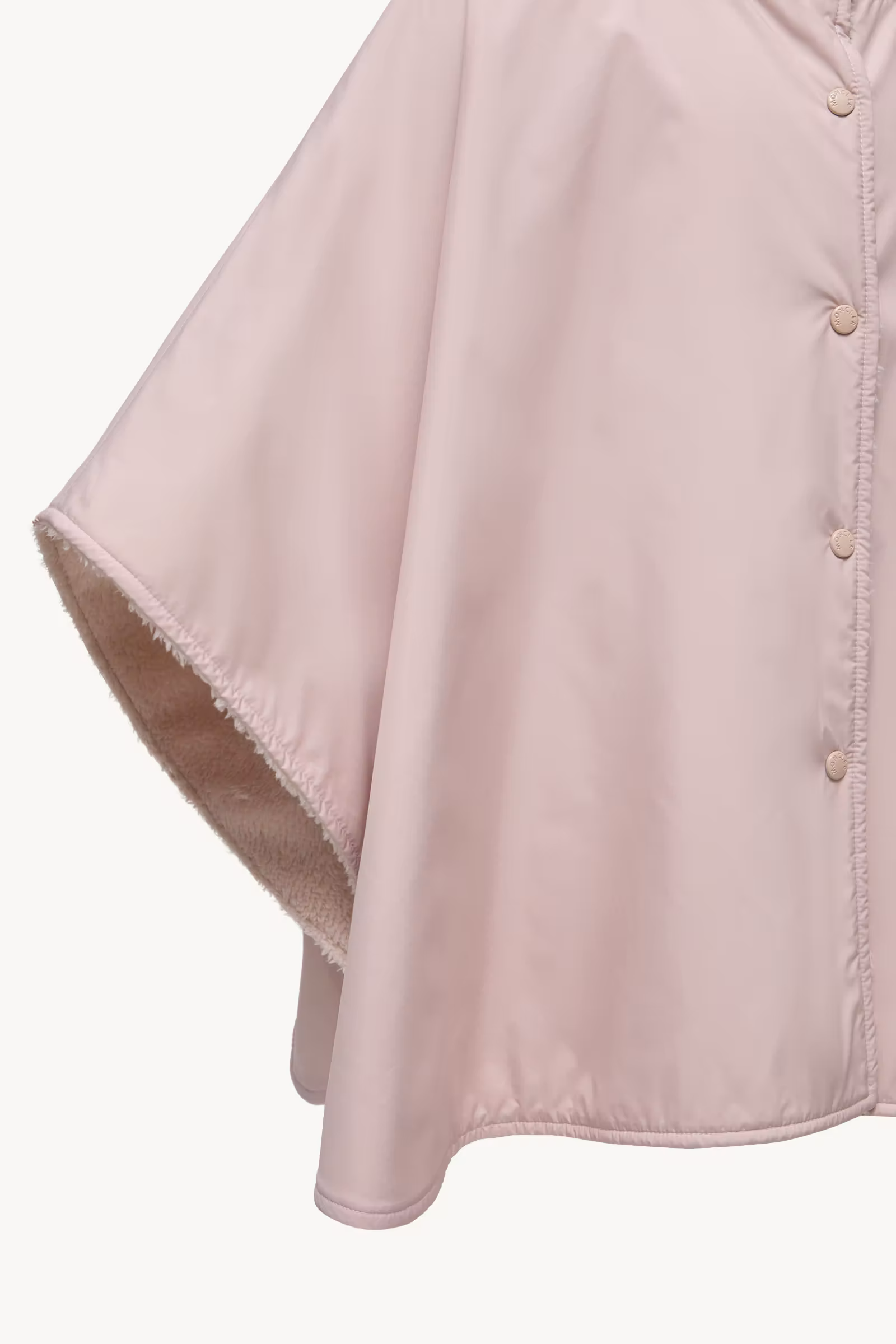 Reversible Hooded Teddy Cape