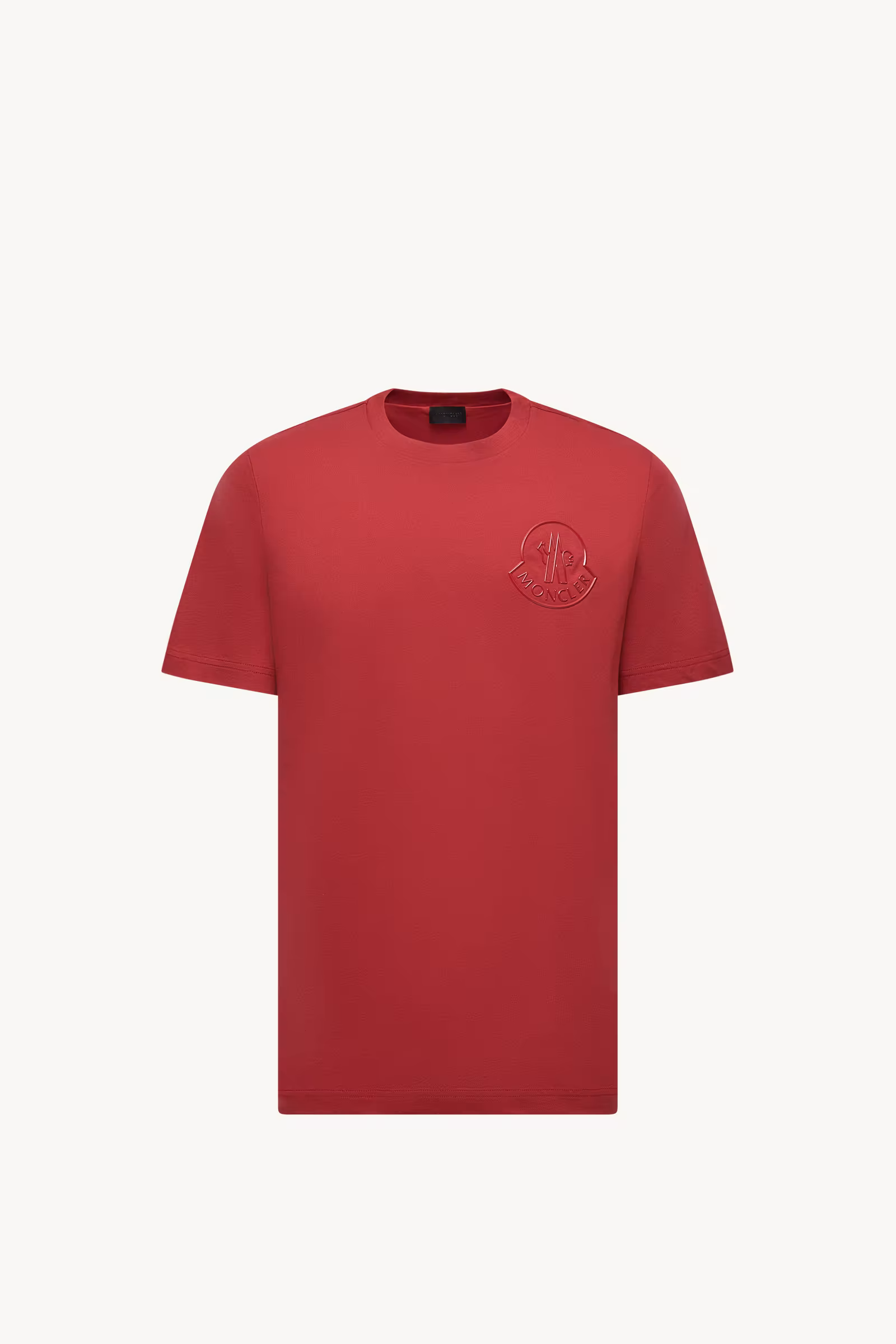 Three-Dimensional Logo Cotton T-Shirt