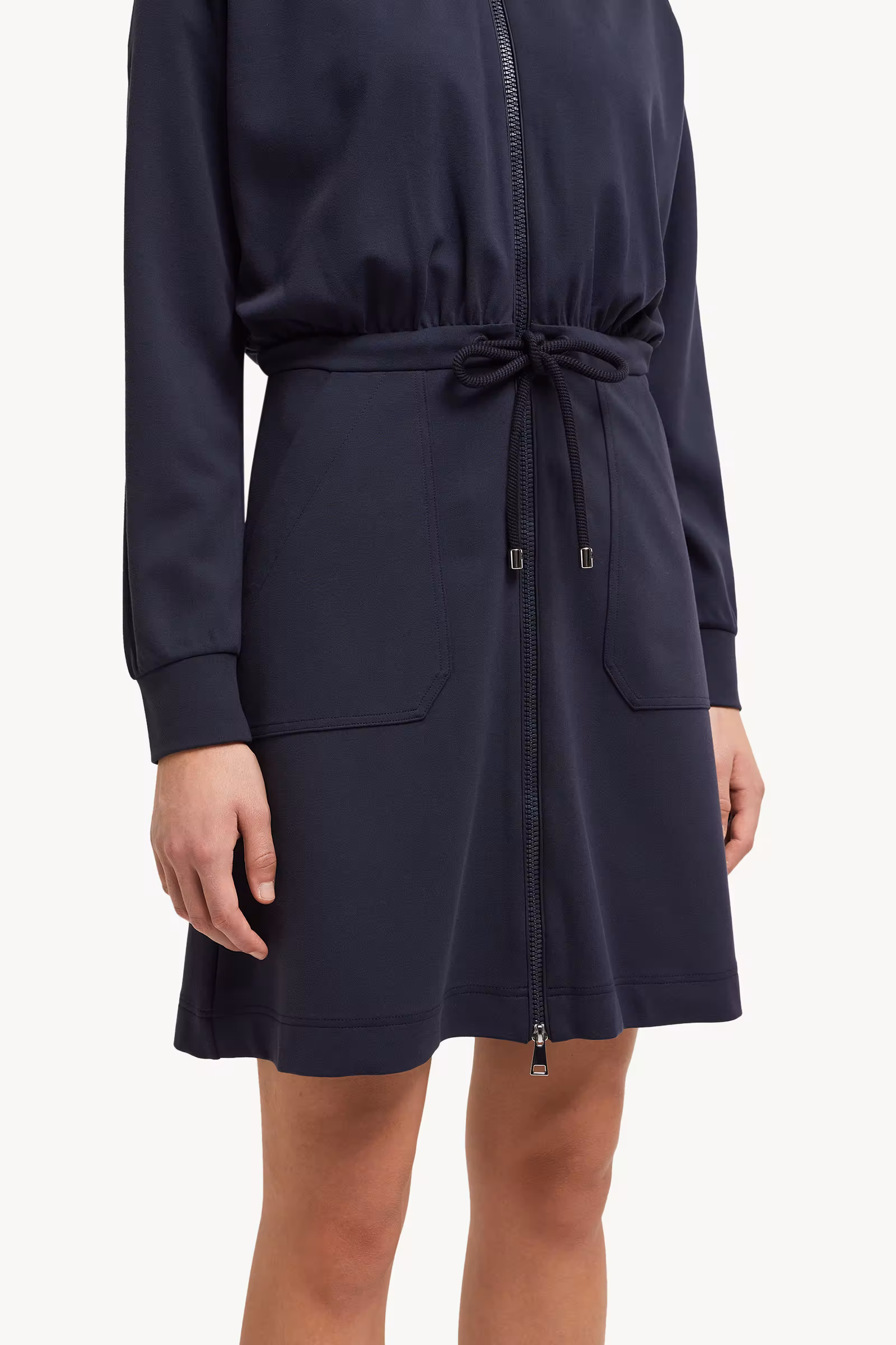 Zip-Up Mini Dress