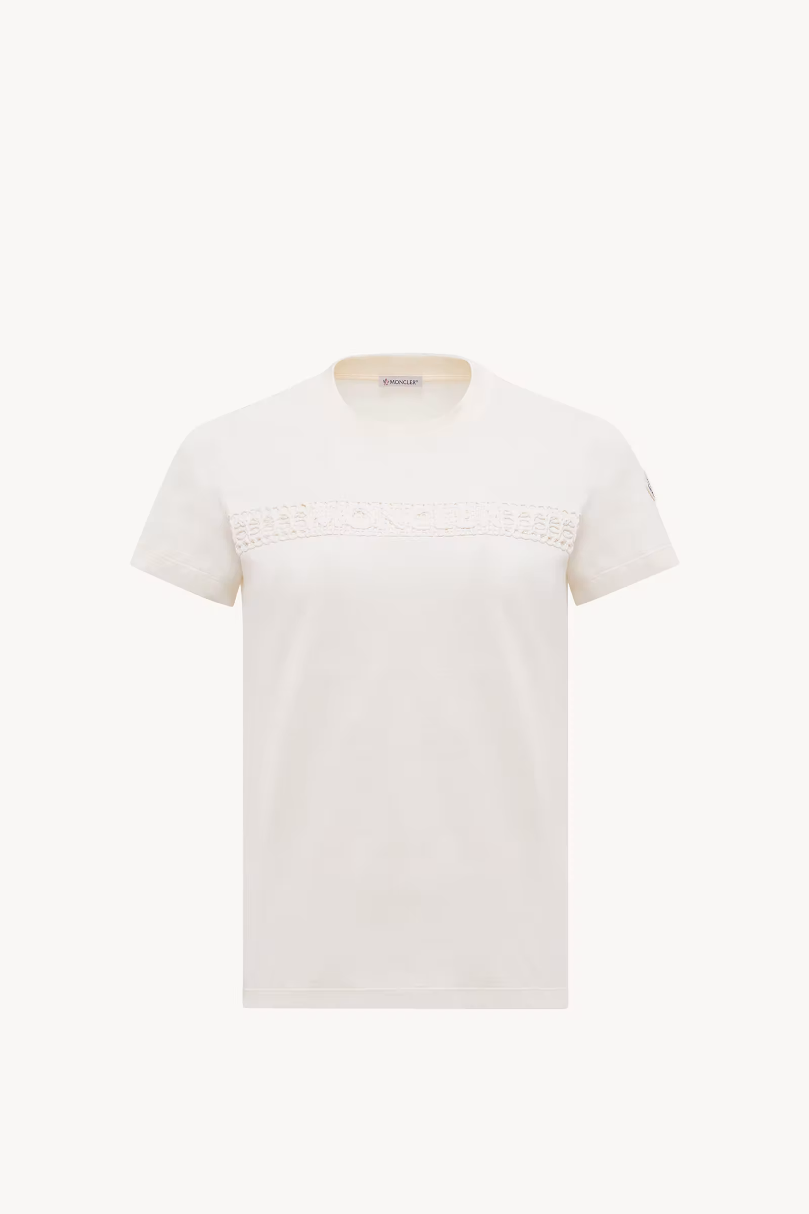 Embroidered Logo Cotton T-Shirt