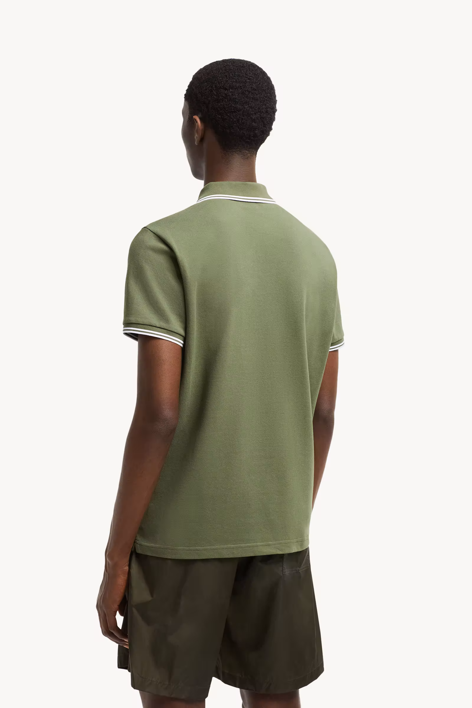 Logo Patch Cotton Polo Shirt