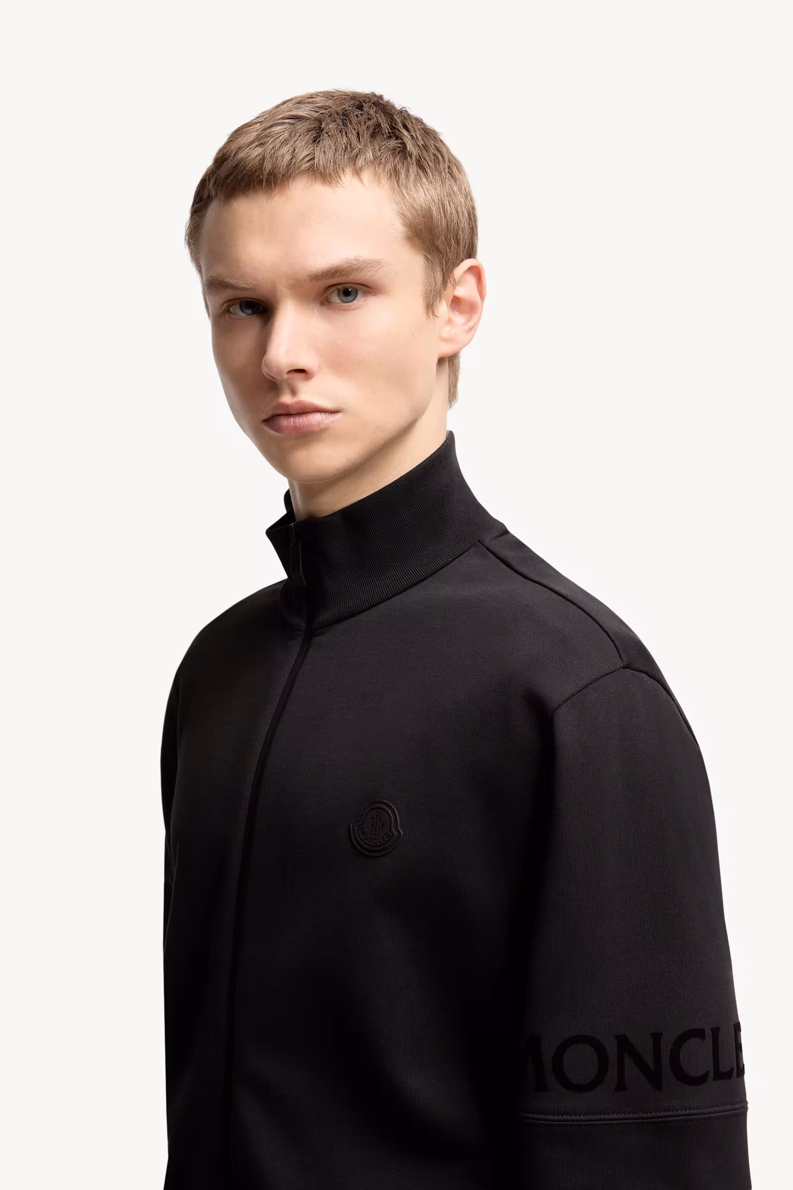 Cotton Zip-Up Sweatshirt