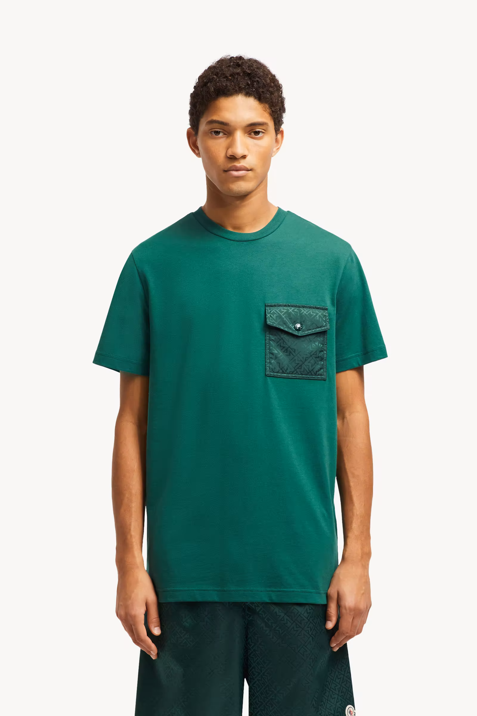 Monogram Cotton T-Shirt With Pocket
