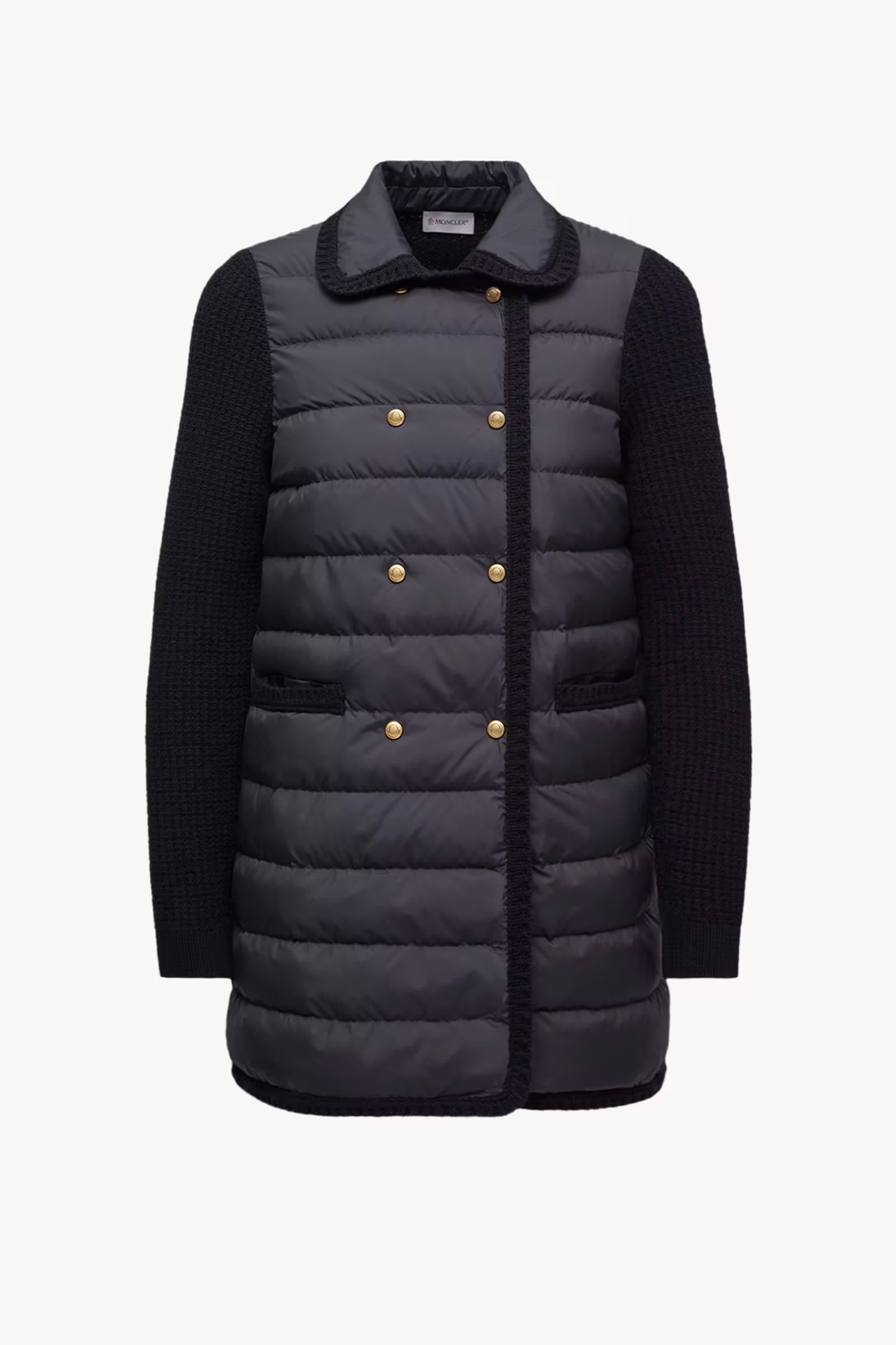 Wool & Cashmere Padded Cardigan