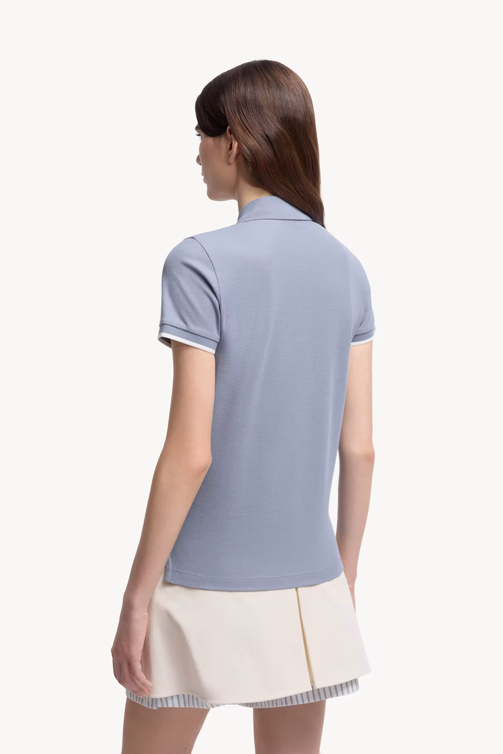 Logo Patch Cotton Piquet Polo Shirt
