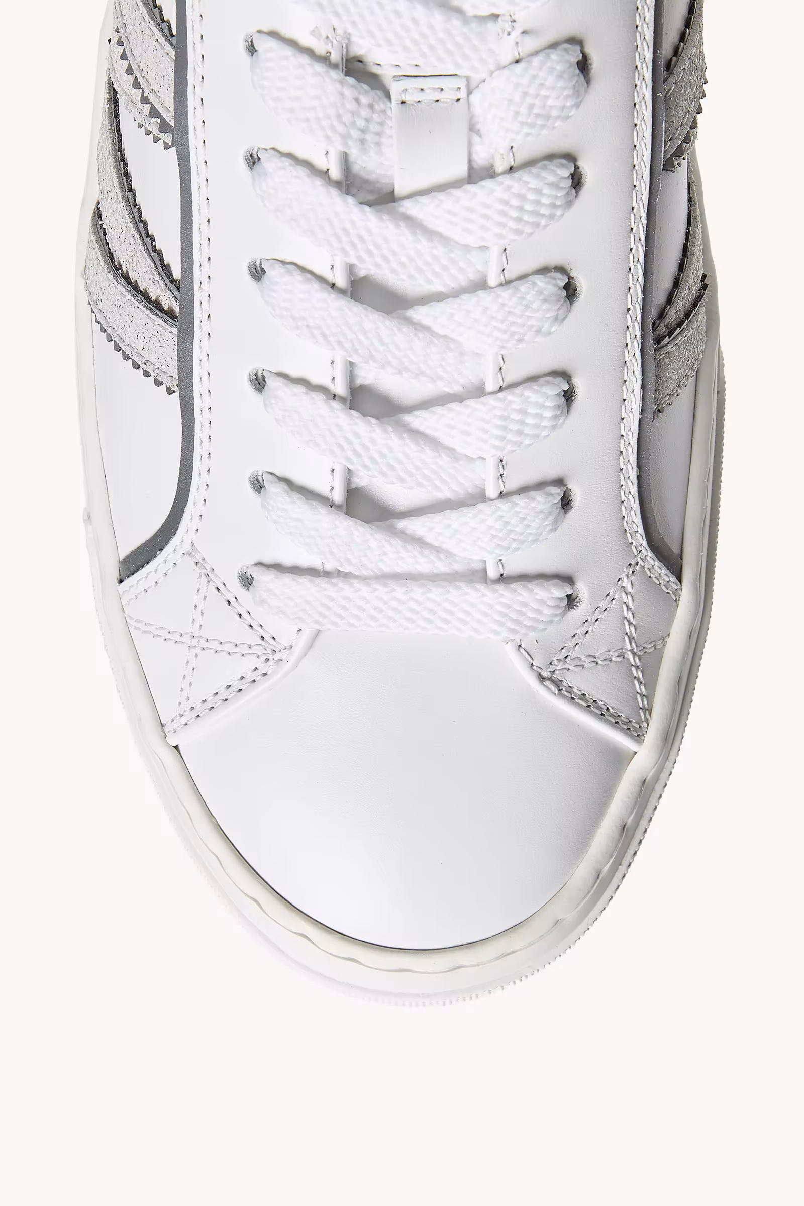 Monaco2 Leather & Glitter Sneakers