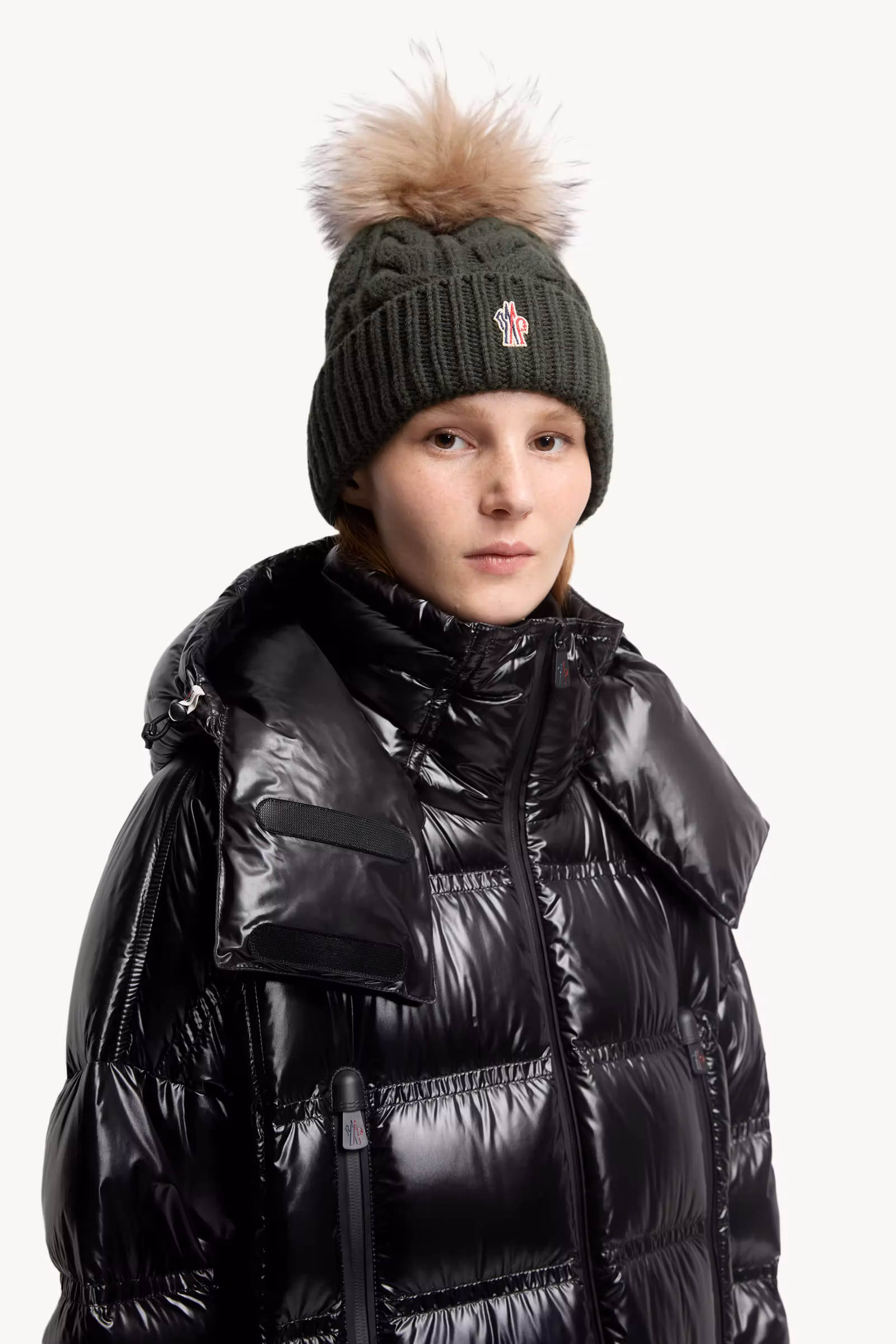 Wool & Cashmere Beanie with Pom Pom