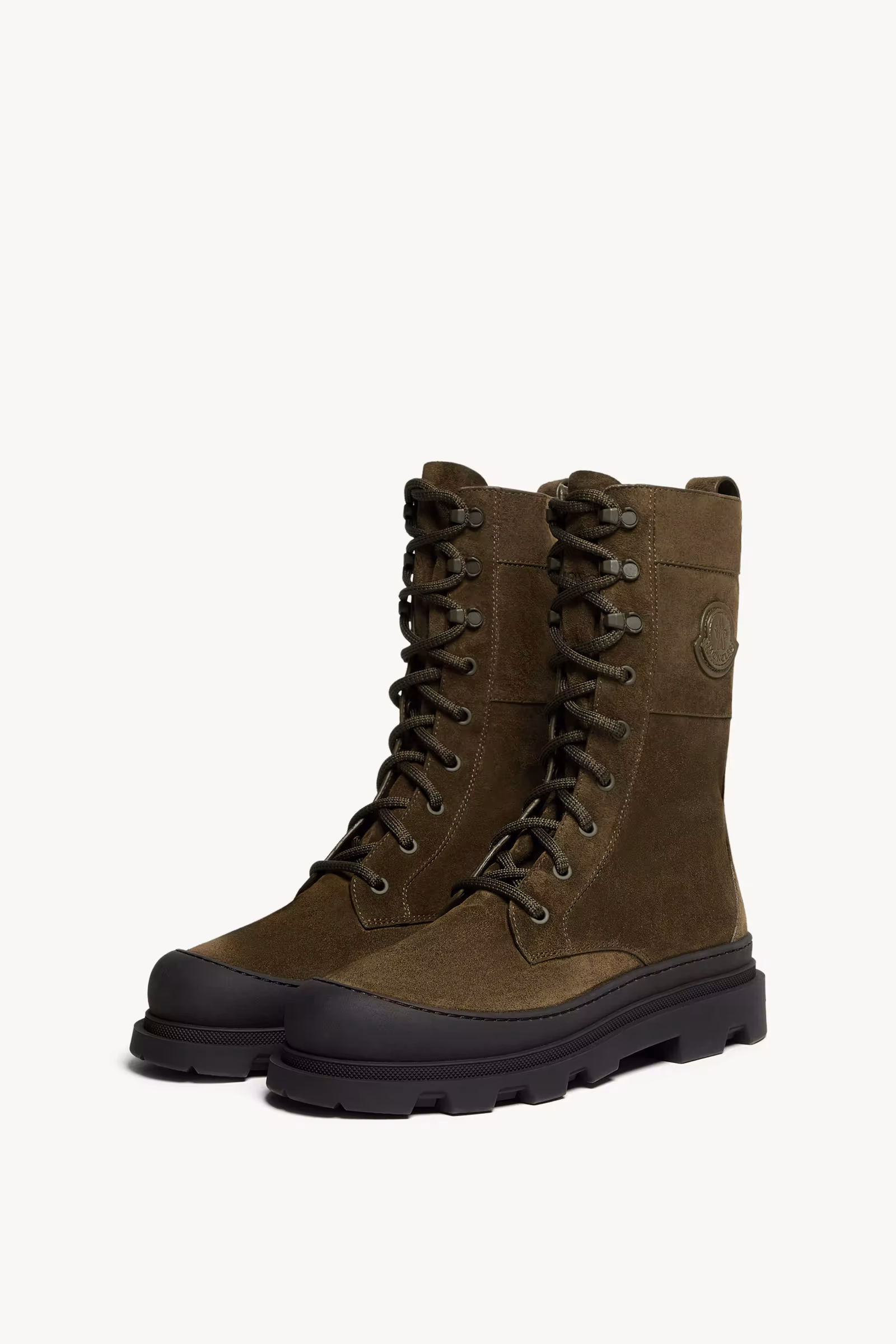 Vera High Suede Lace-Up Boots