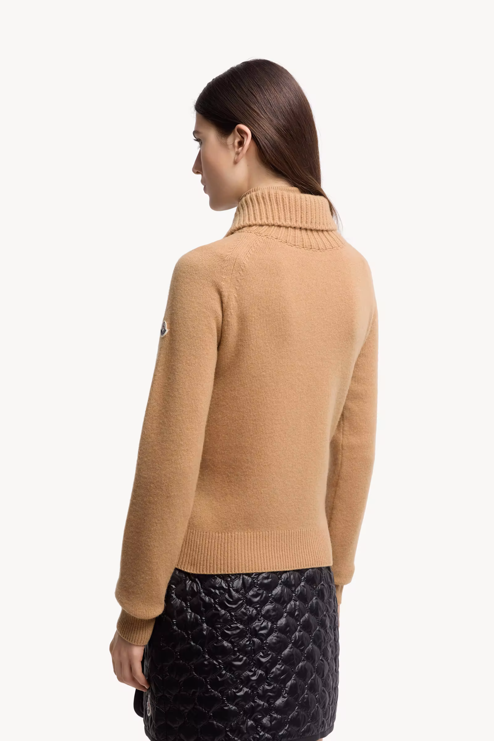 Wool & Cashmere High Collar Sweater