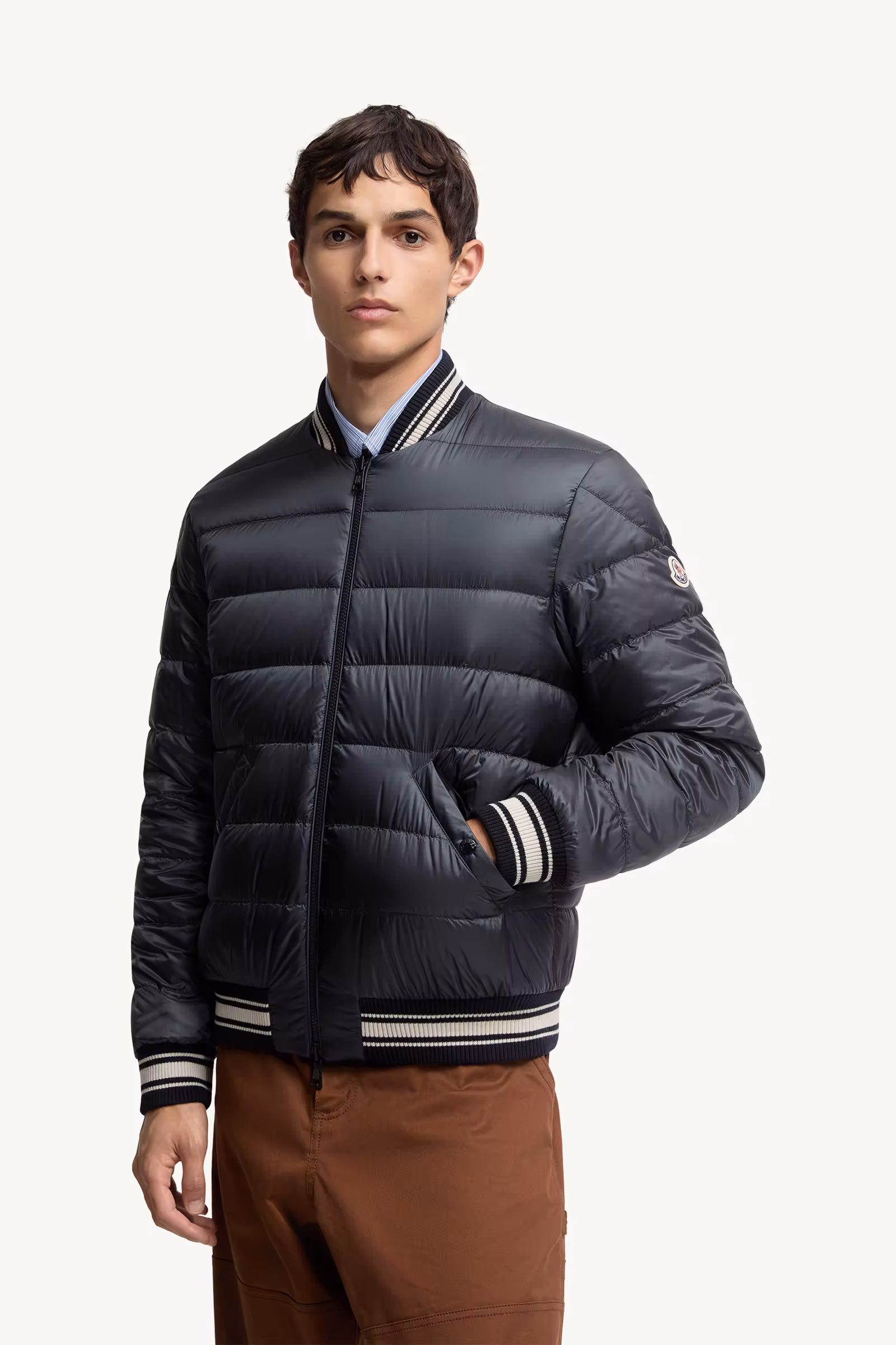 Vennes Reversible Down Bomber Jacket