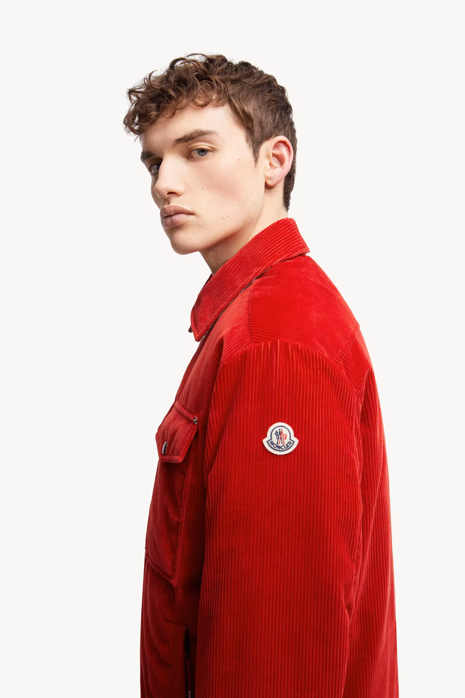 Ambroisie Corduroy Down Shirt Jacket