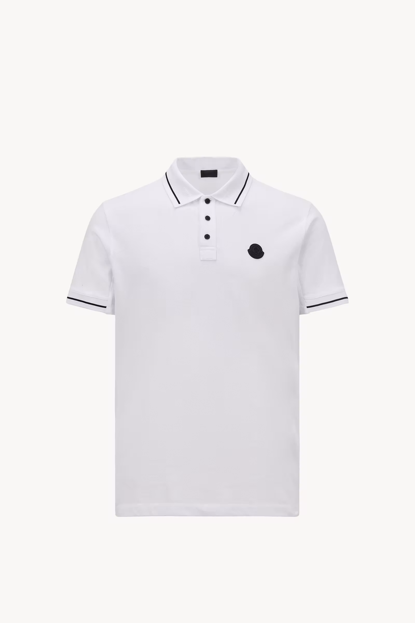 Logo Patch Cotton Polo Shirt