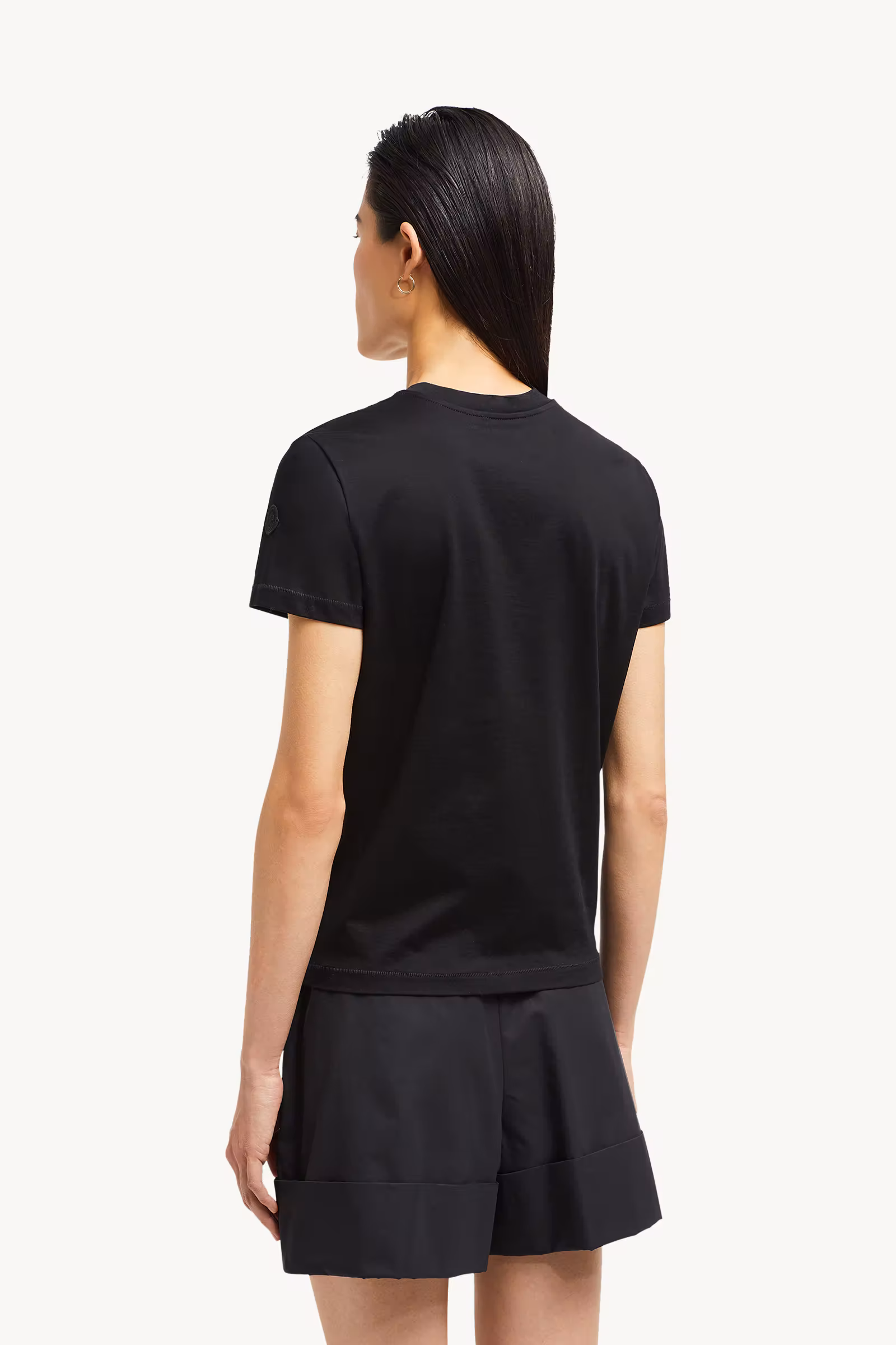 Beaded Cotton T-Shirt