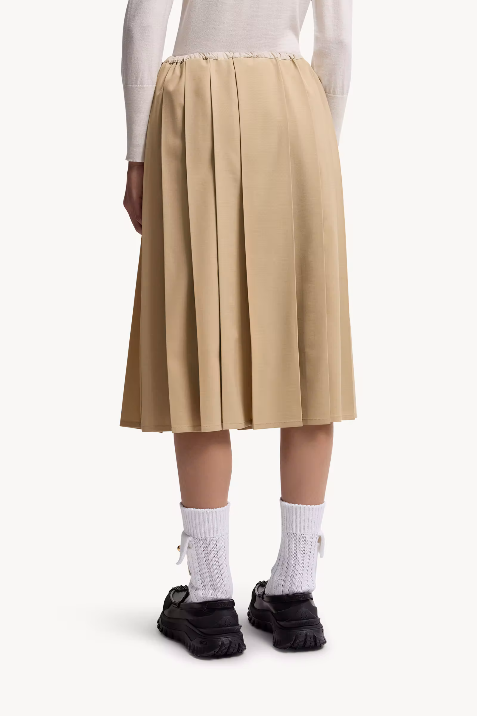 Pleated Midi Skirt