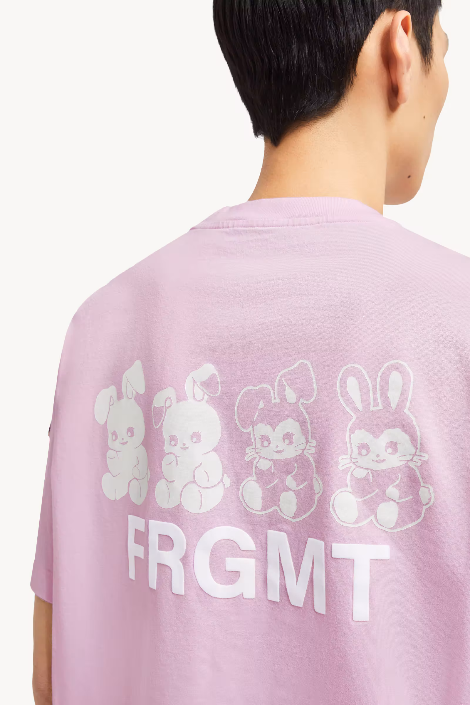 Moncler x FRGMT Cartoon Logo Cotton T-Shirt