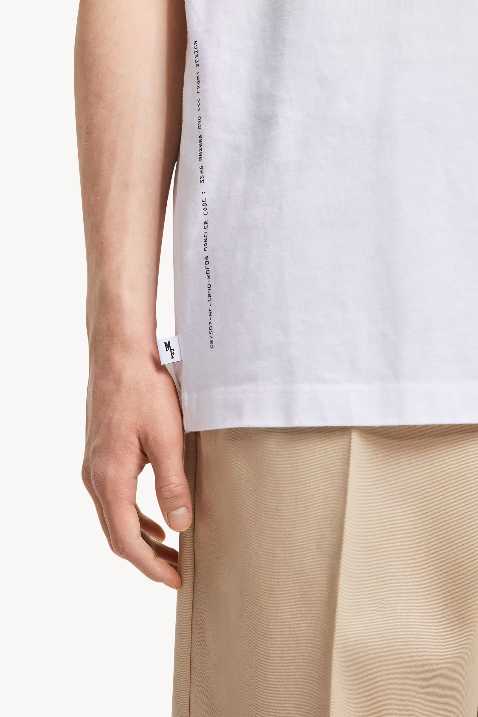 Moncler x FRGMT Cartoon Logo Cotton T-Shirt