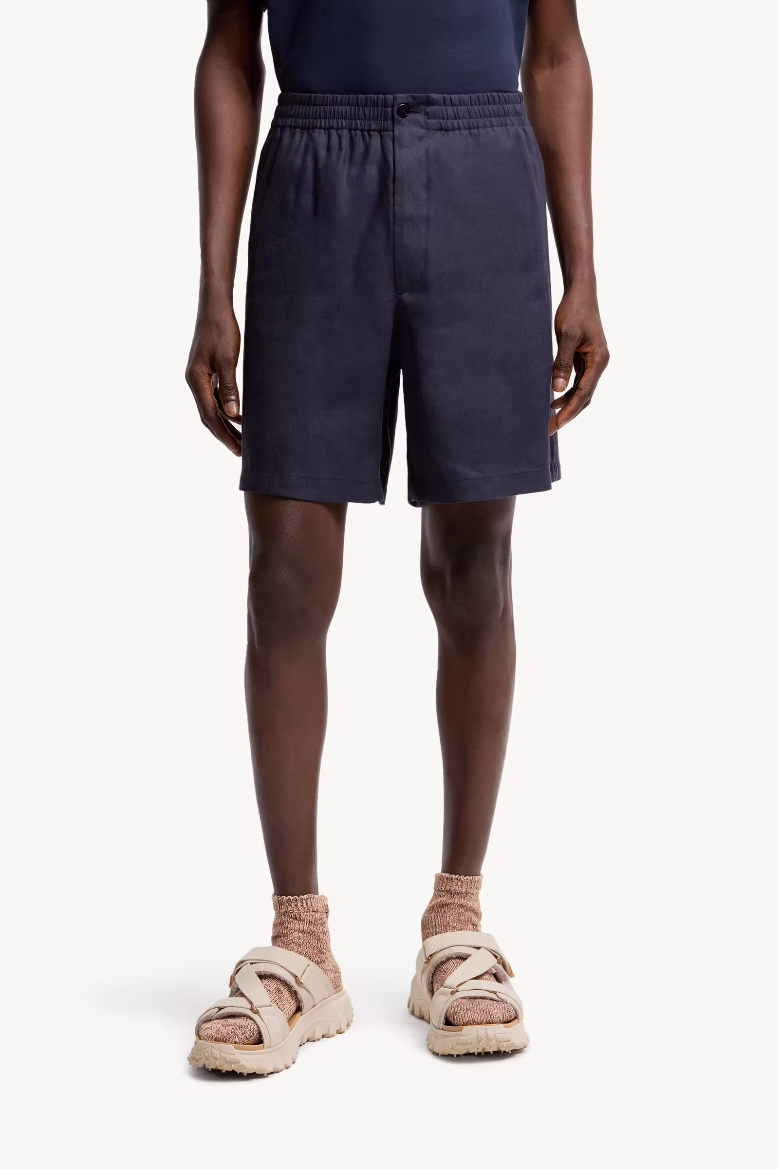 Moncler x Gilga Farm by Donald Glover Linen Blend Shorts