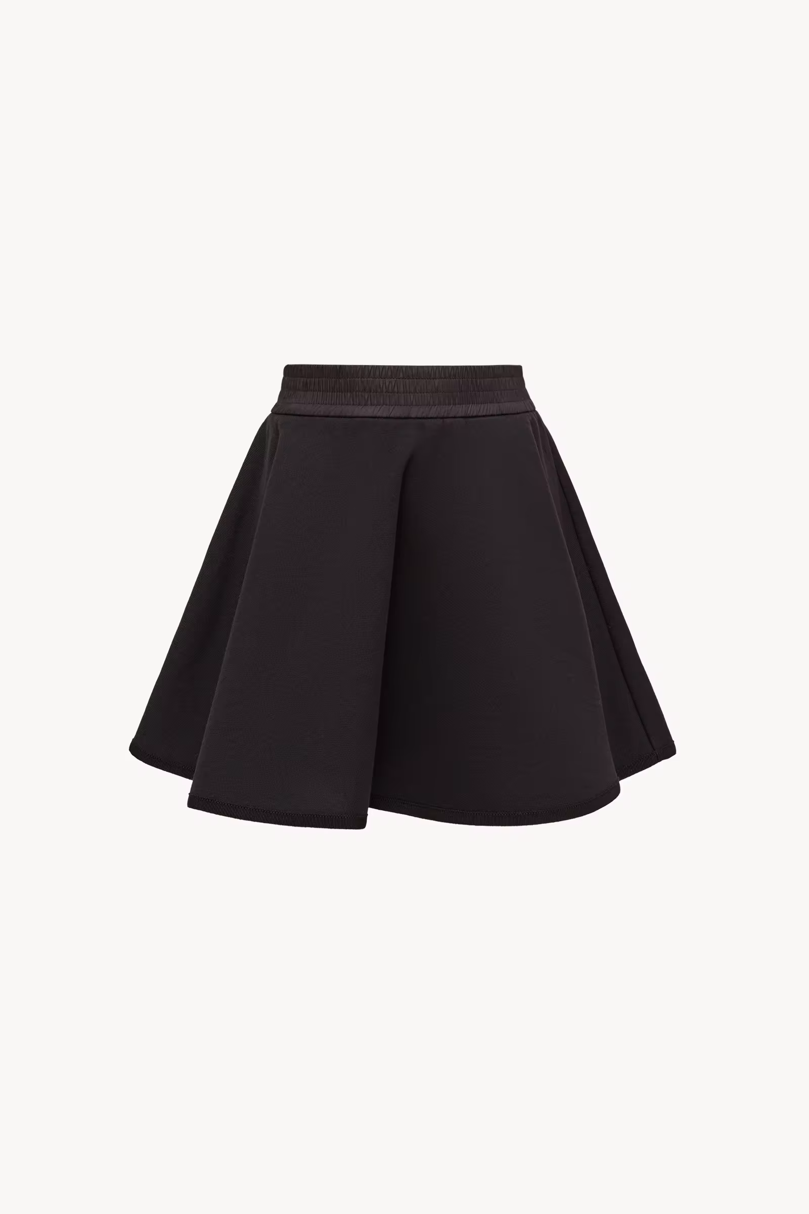 Flared Cotton Mini Skirt