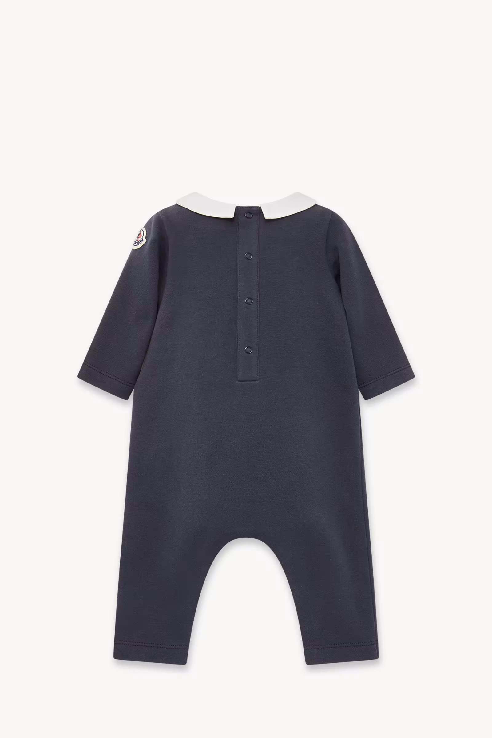 Embroidered Logo Cotton Baby Grow