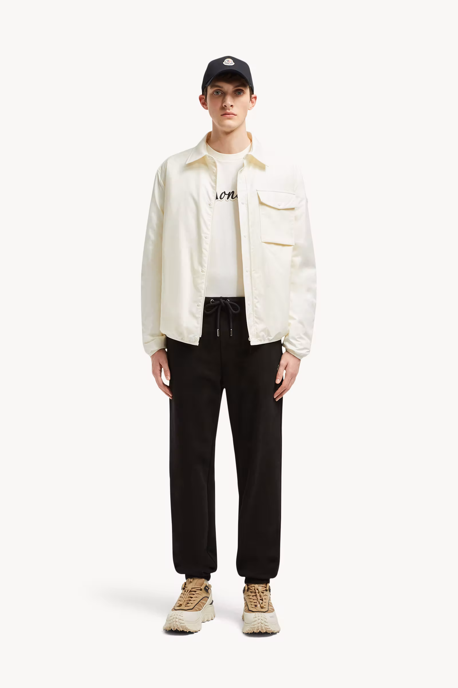 Logo Patch Cotton Sweatpants