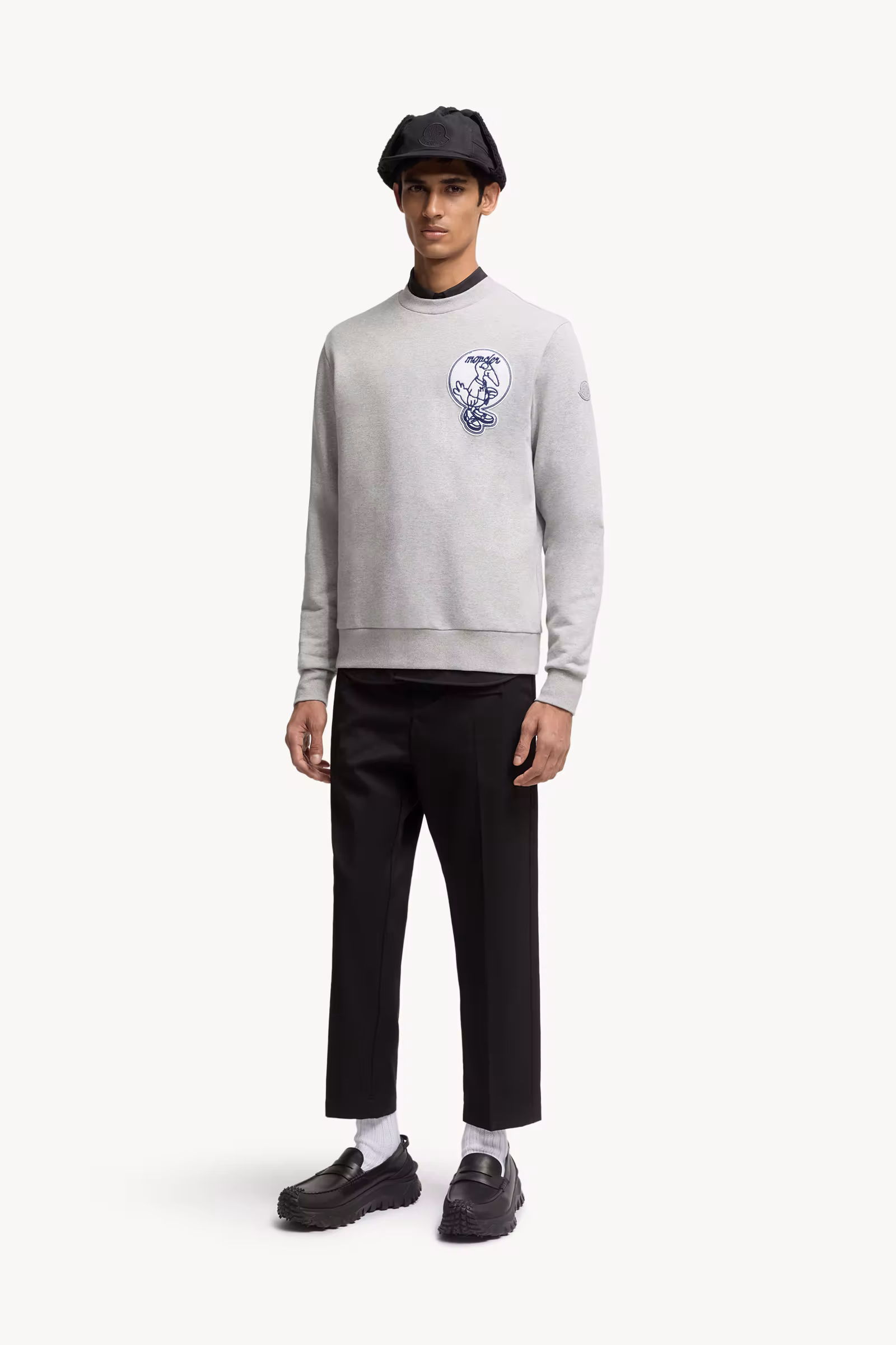 Mascot Patch Cotton Sweatshirt