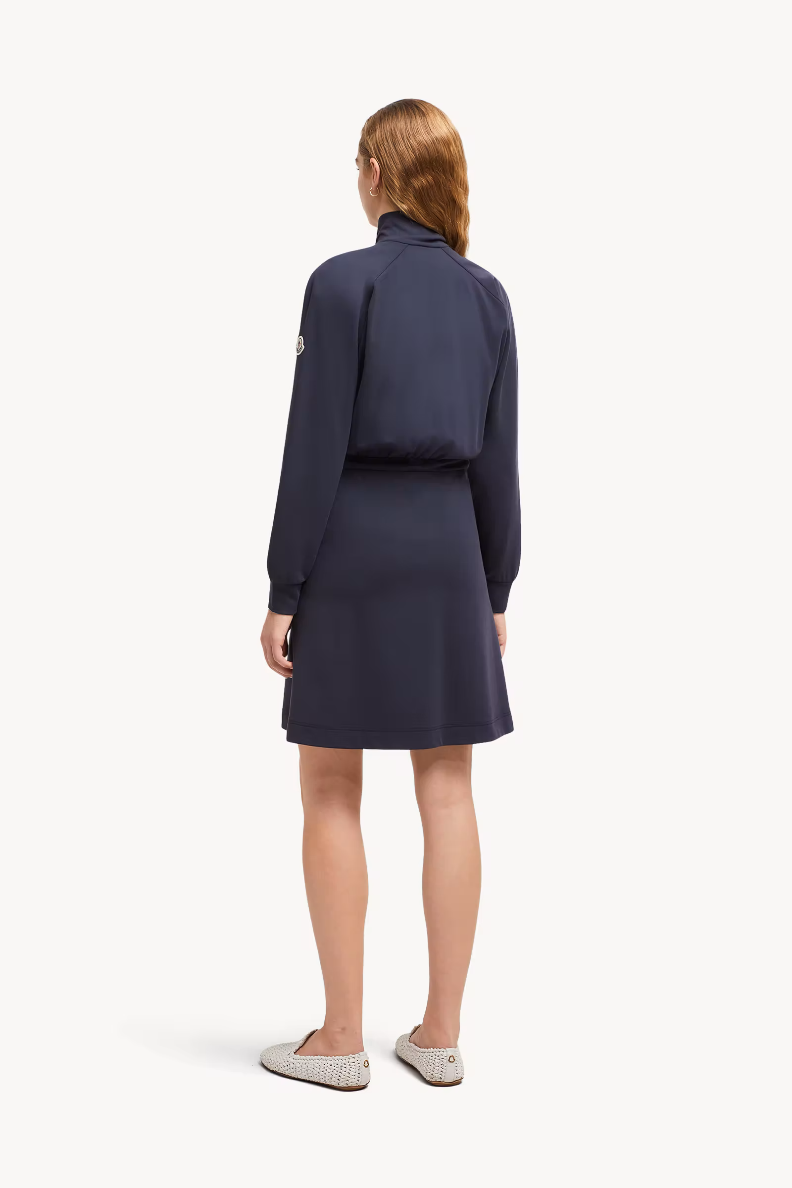 Zip-Up Mini Dress
