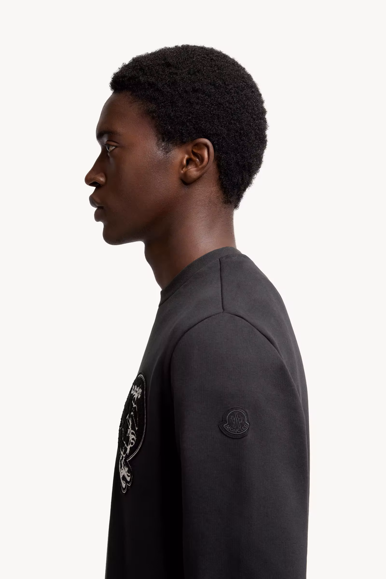 Mascot Patch Cotton Sweatshirt