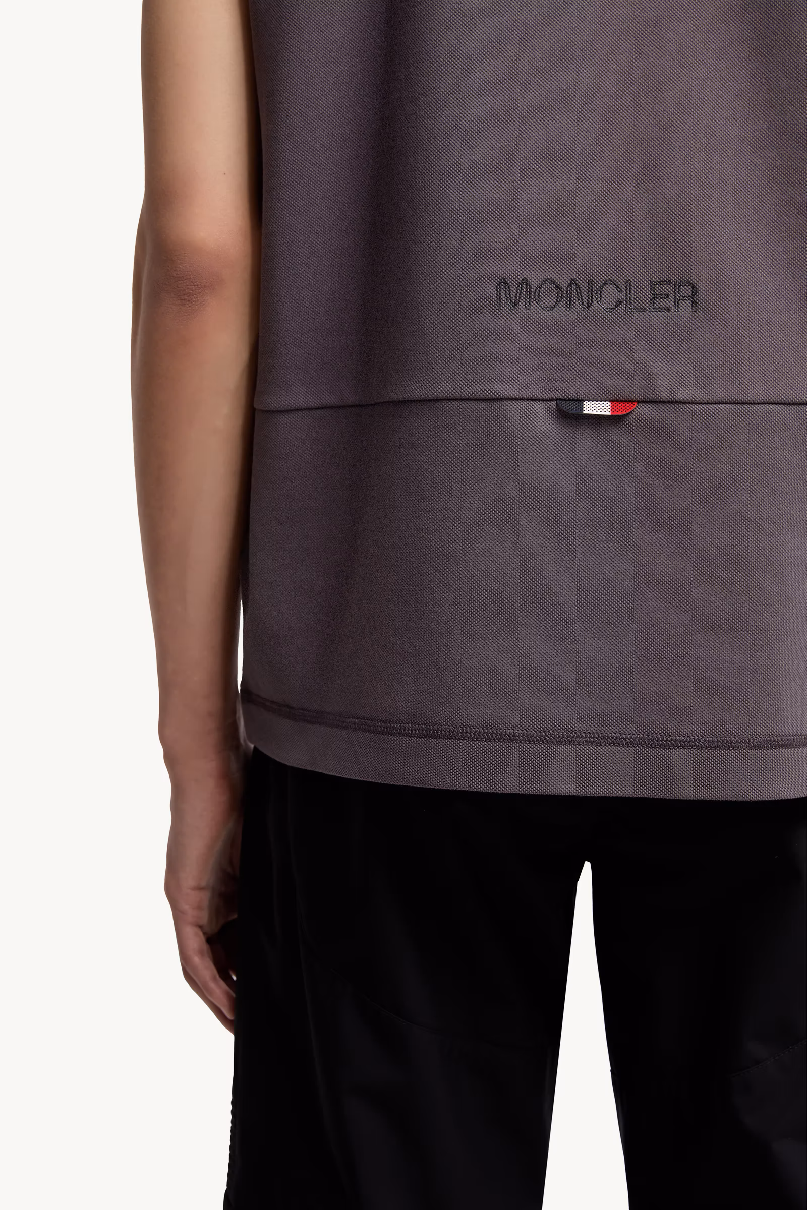 Logo Patch Cotton Piquet Polo Shirt