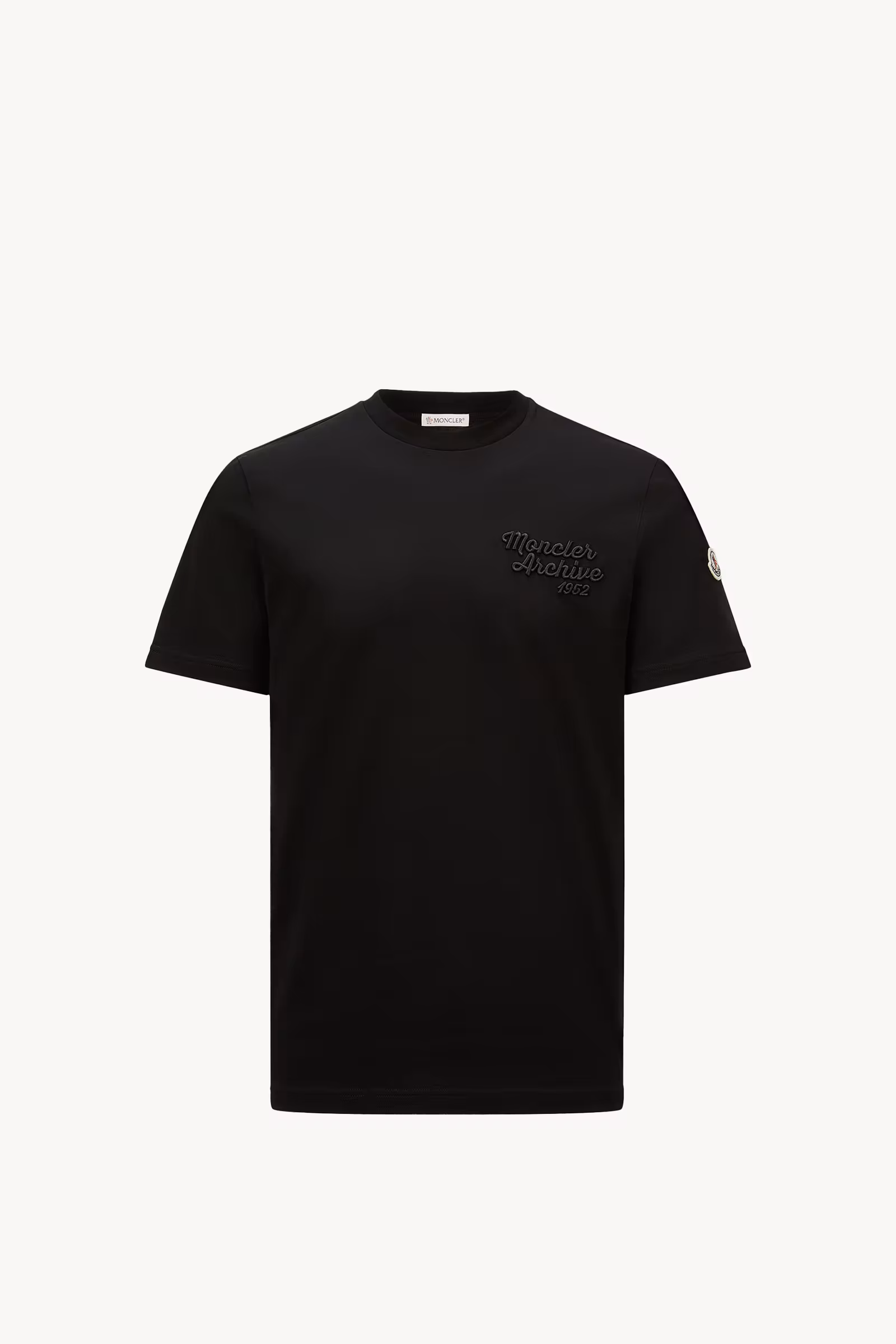 Embroidered Logo Cotton T-Shirt