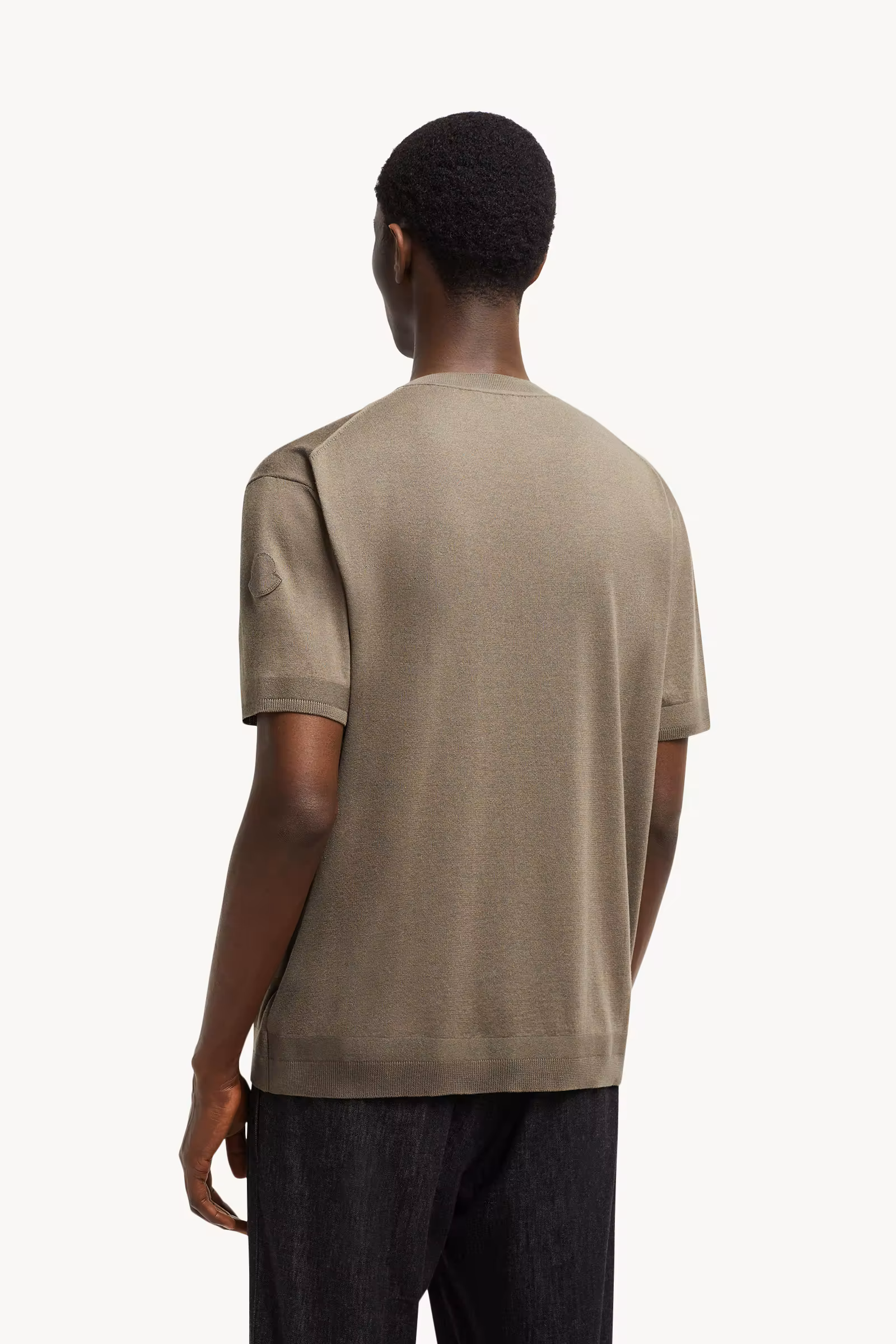 Silk & Cotton Knit T-Shirt