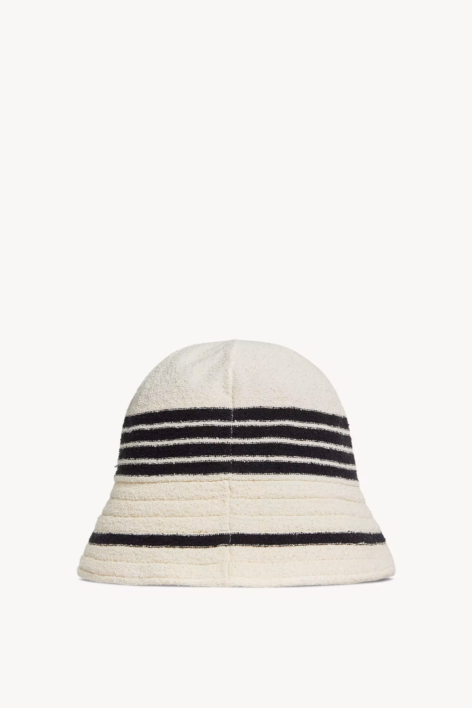 Striped Terry Cloth Bucket Hat