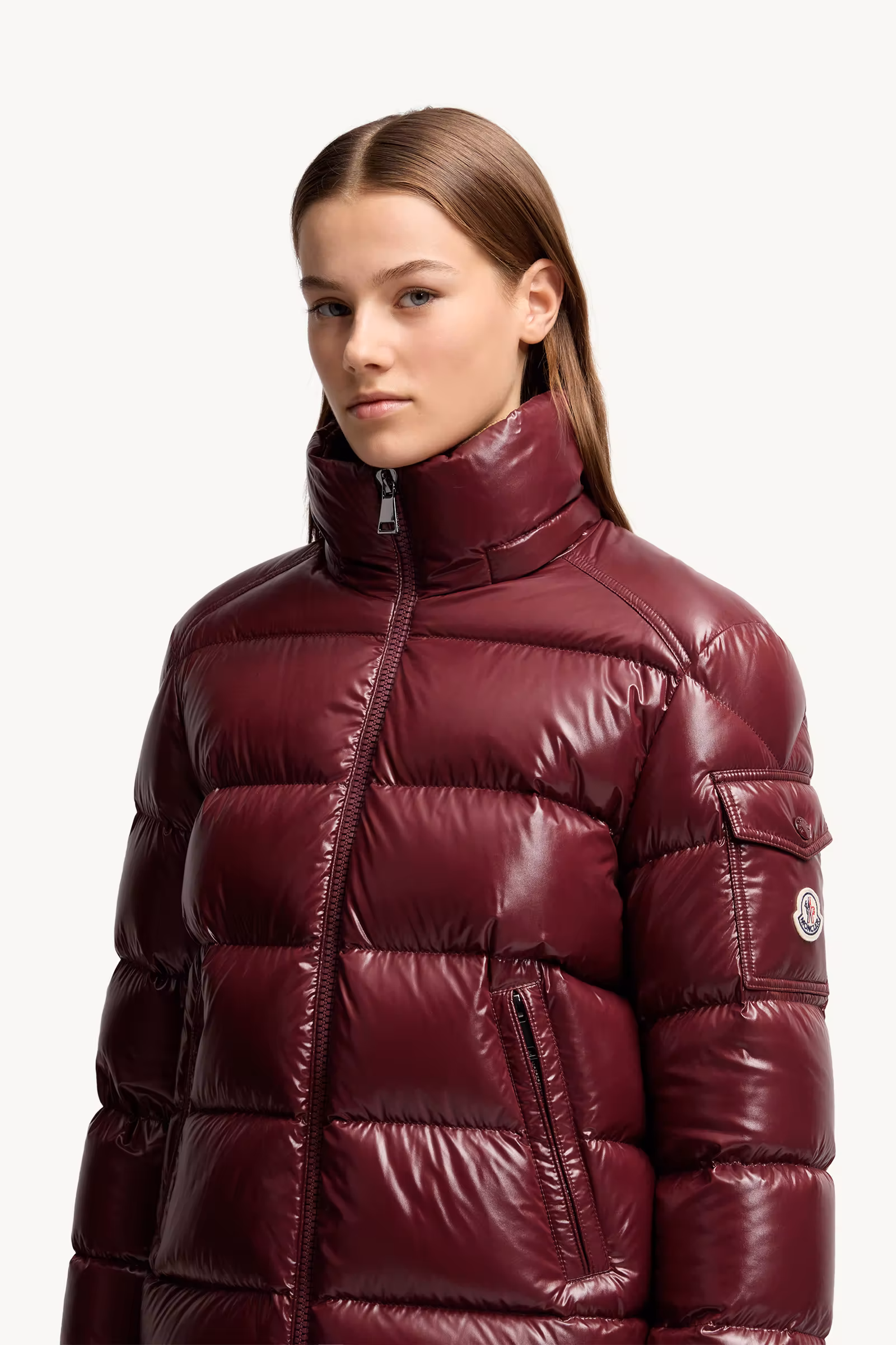 Maire Hooded Short Down Jacket